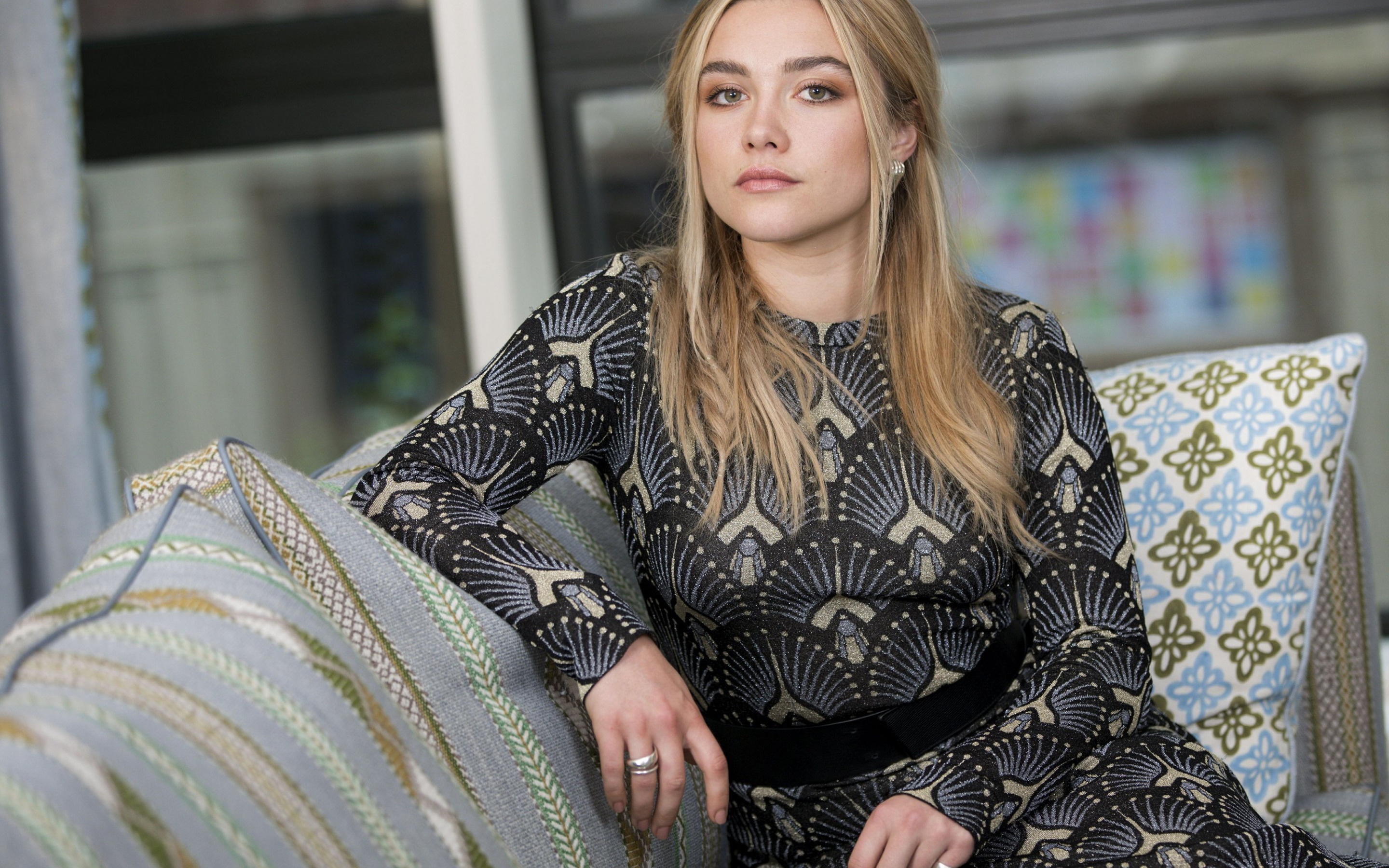 Florence Pugh, British Actress, Portrait, High Quality, 2880x1800 HD Desktop