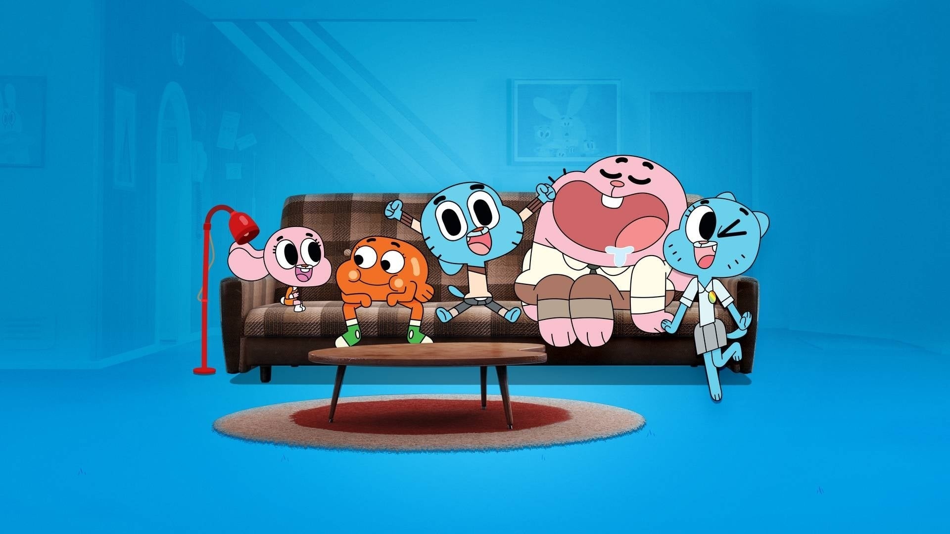 Gumball Watterson, Darwin Watterson, Richard Watterson, Nicole Watterson, Anais Watterson, Full HD Desktop wallpaper