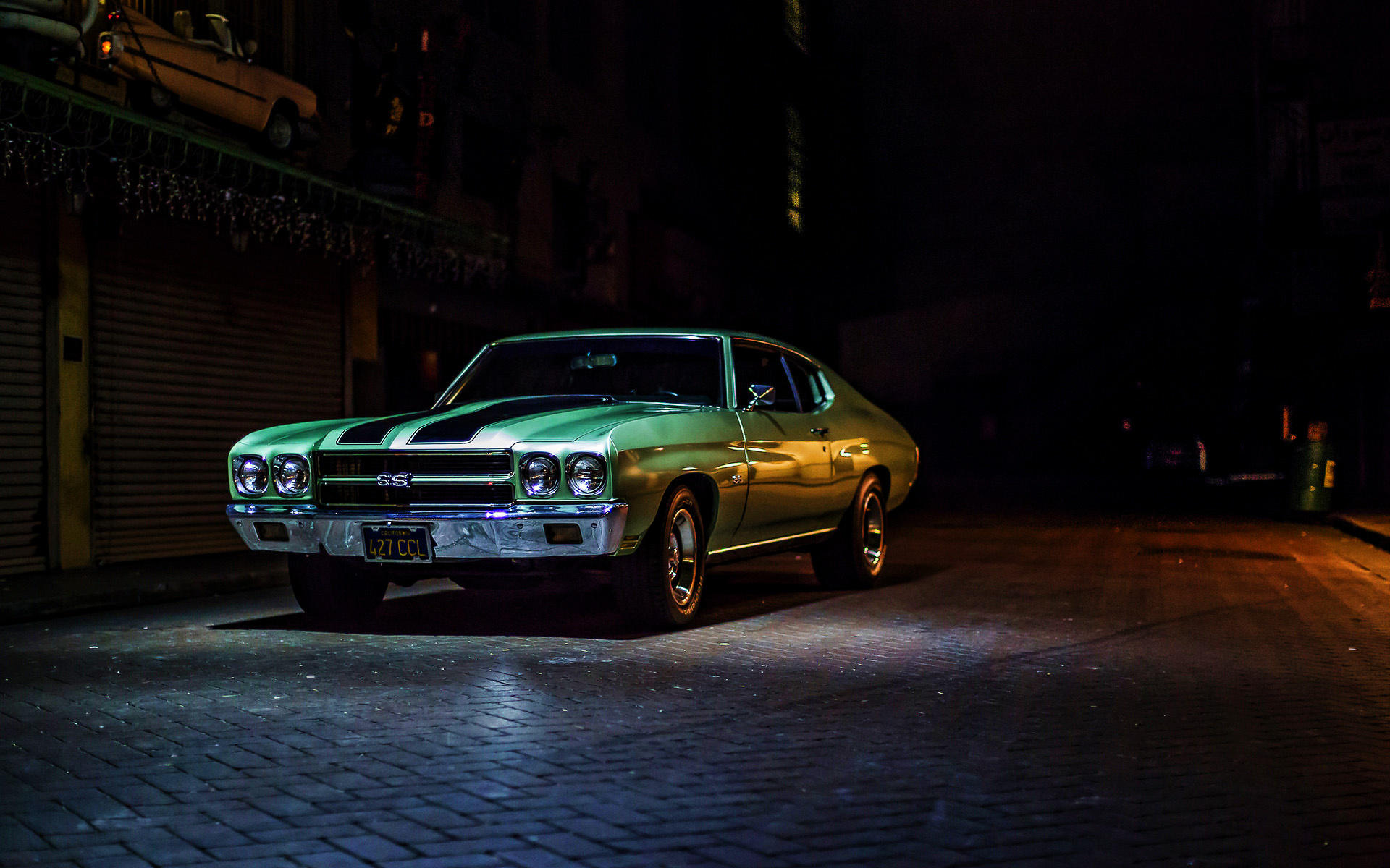 Night, Chevrolet Chevelle Wallpaper, 1920x1200 HD Desktop