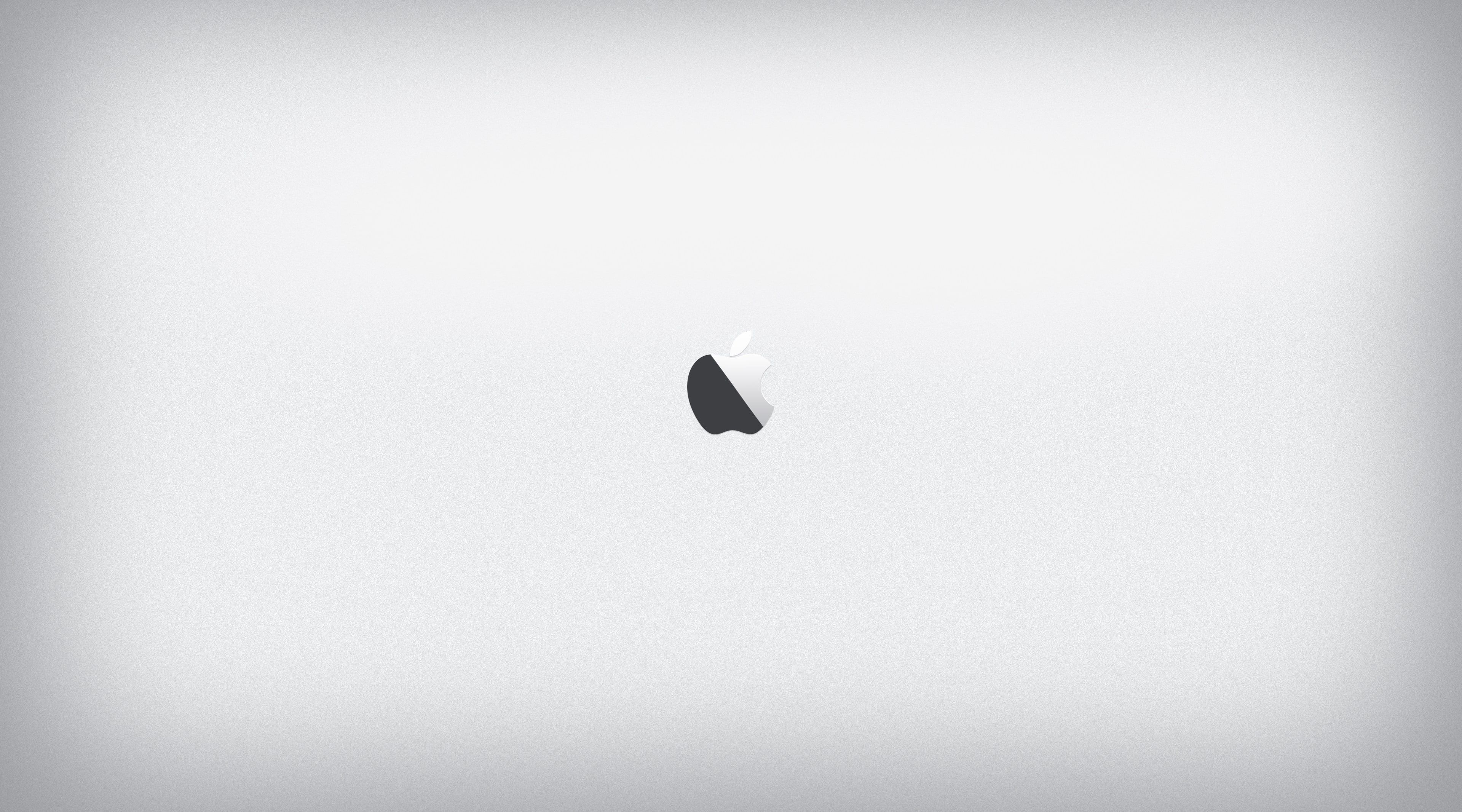 Apple logo, Silver Wallpaper, 3840x2140 HD Desktop