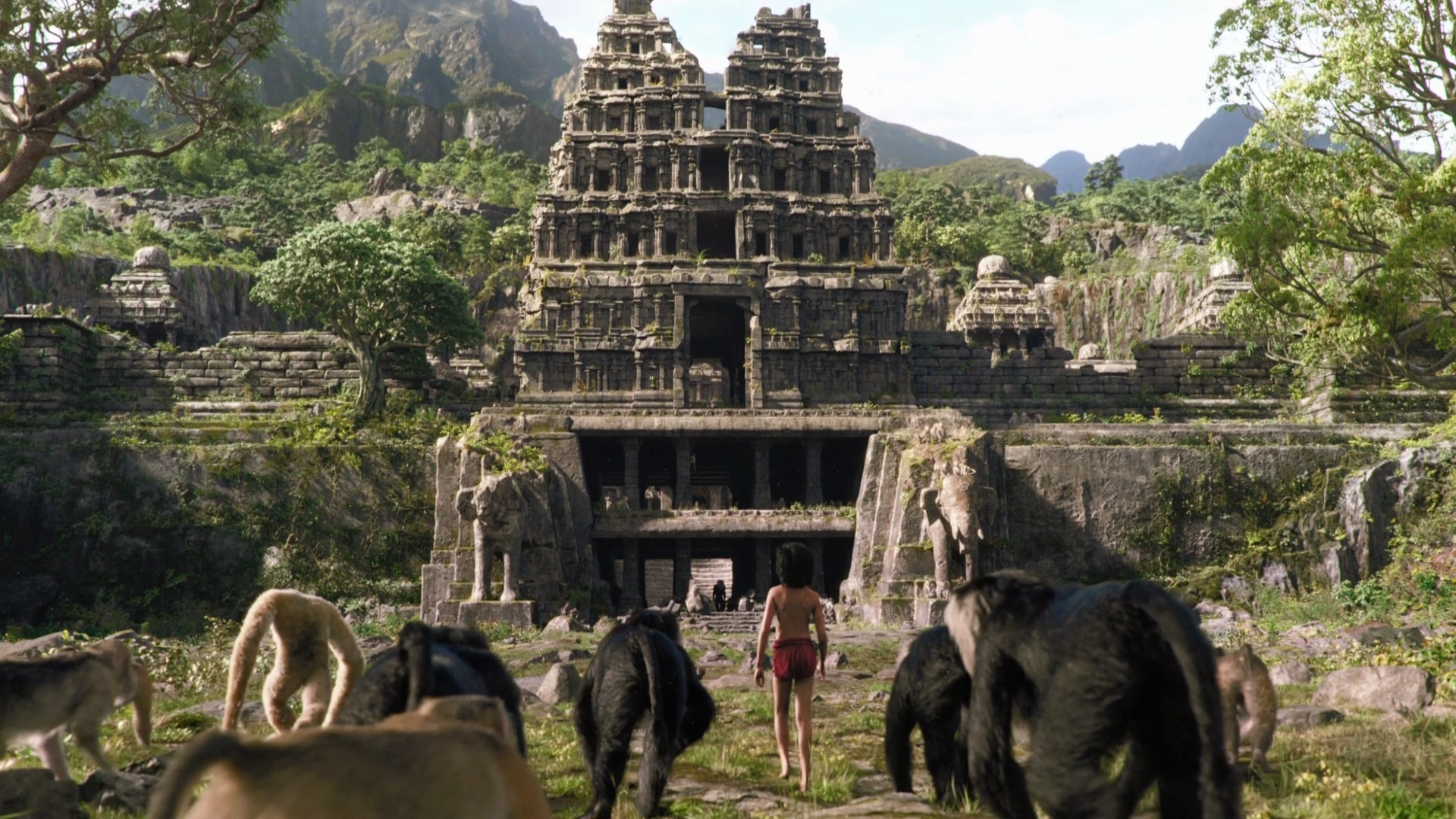 The Jungle Book (Movie), Christopher Mercado's post, Artistic background, Jungle atmosphere, 1920x1080 Full HD Desktop