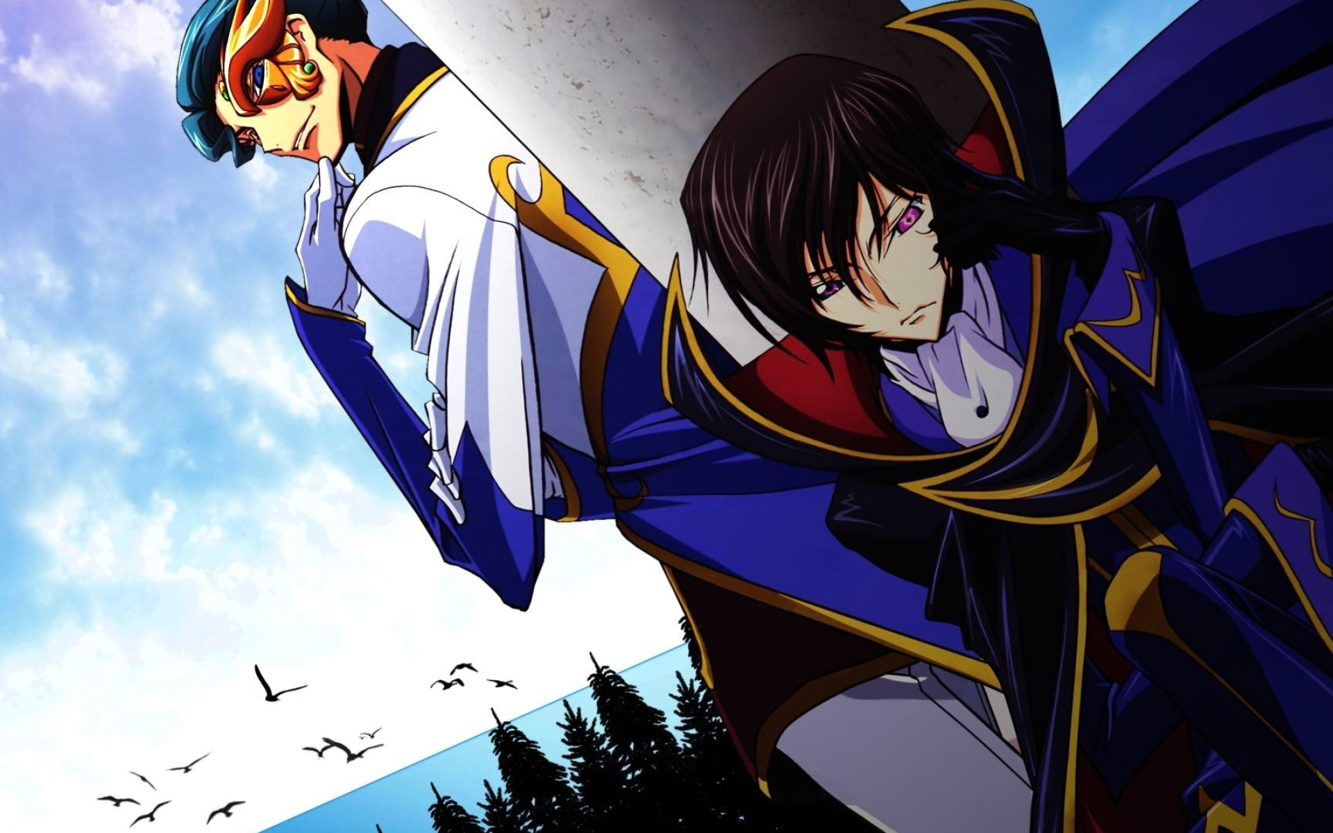 Code Geass: Lelouch of the Rebellion, Political intrigue, Mecha battles, Complex characters, 1920x1200 HD Desktop
