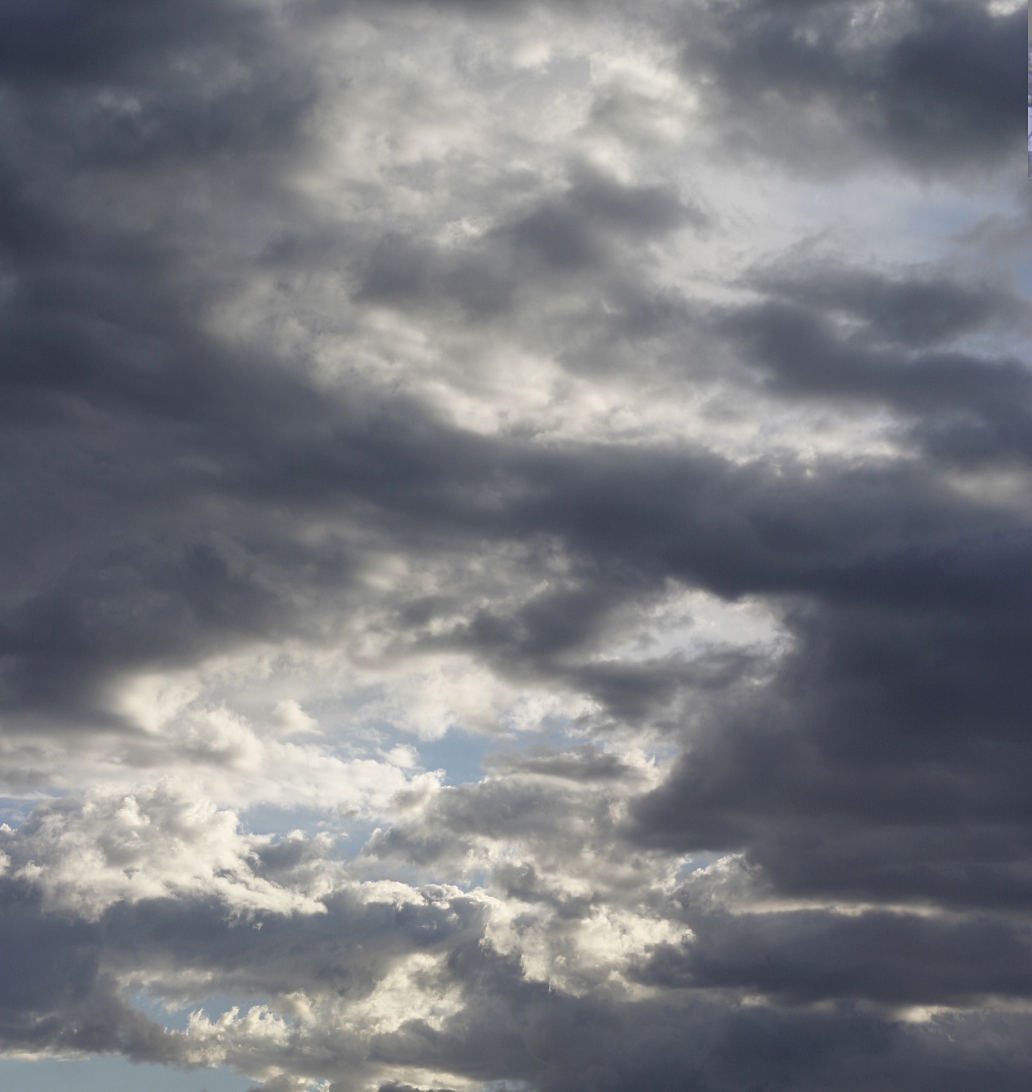 Gray Cloudy Sky, Epic texture, Gray cloud pattern, Dynamic sky texture, 2050x2170 HD Phone