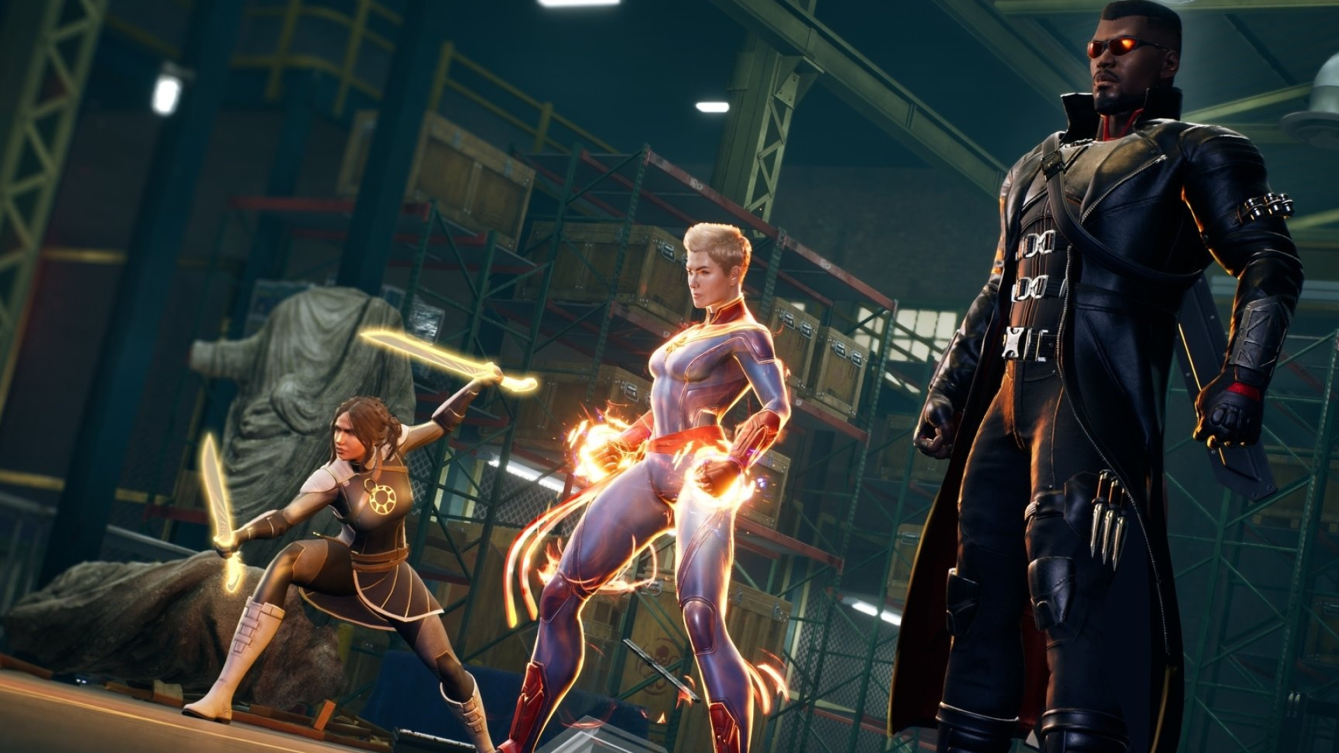 Marvel's Midnight Suns, HD wallpapers, Exciting visuals, Marvel gaming experience, 1920x1080 Full HD Desktop