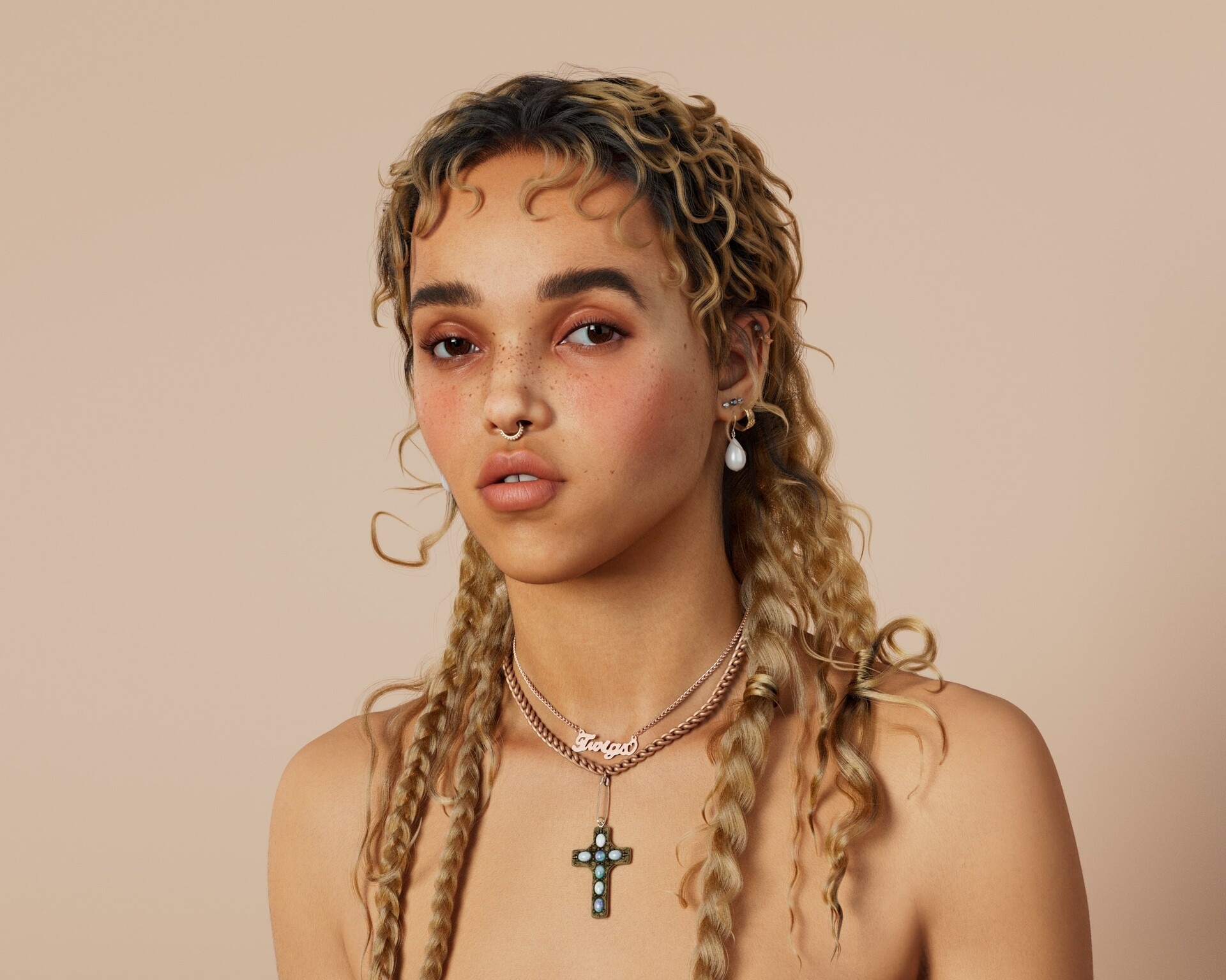 FKA Twigs, ArtStation showcase, Tahliah Debrett Barnett, 1920x1540 HD Desktop