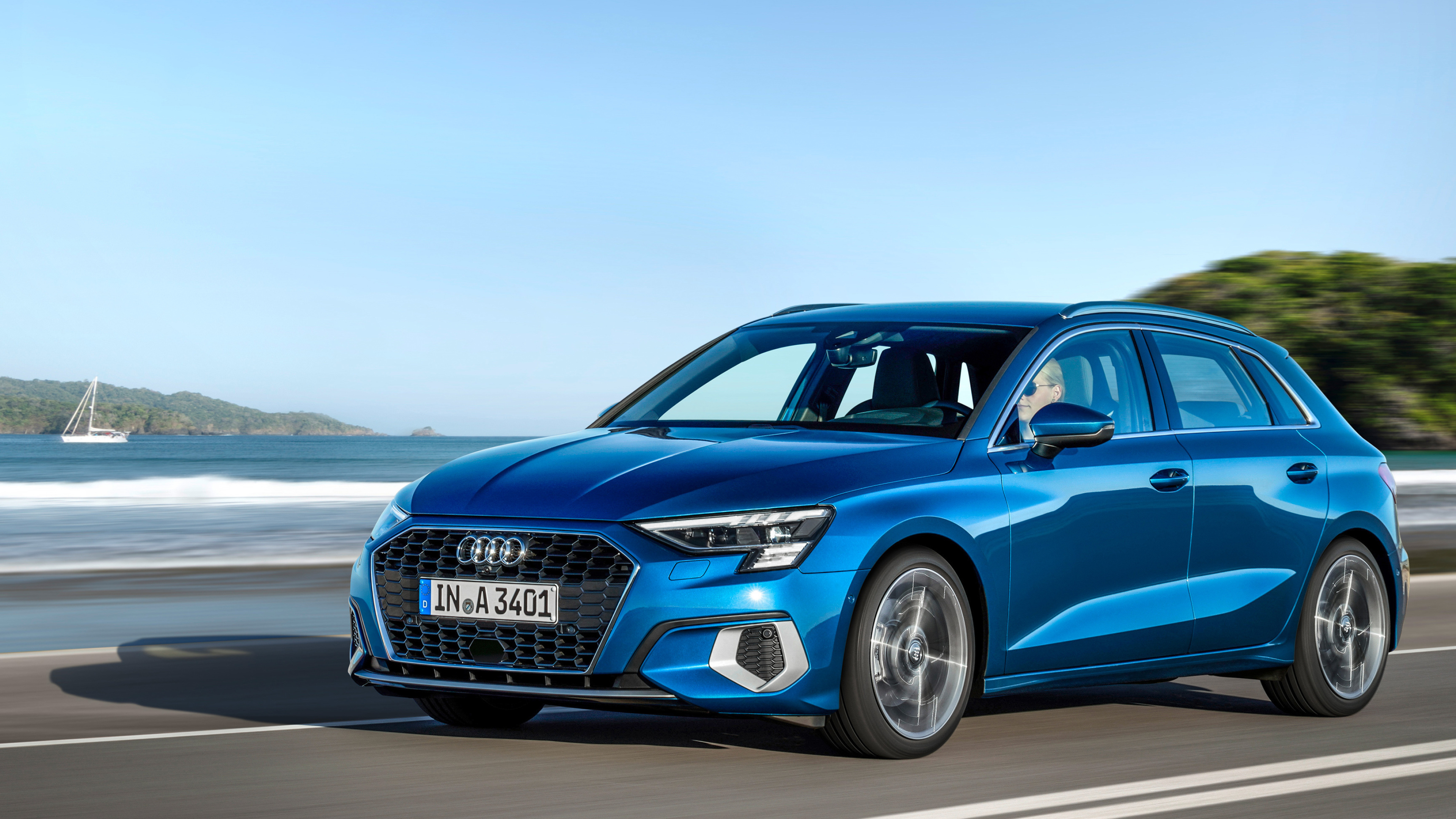 Audi A3, Cars desktop wallpapers, Audi A3 Sportback 35 TFSI 2020, 3840x2160 4K Desktop