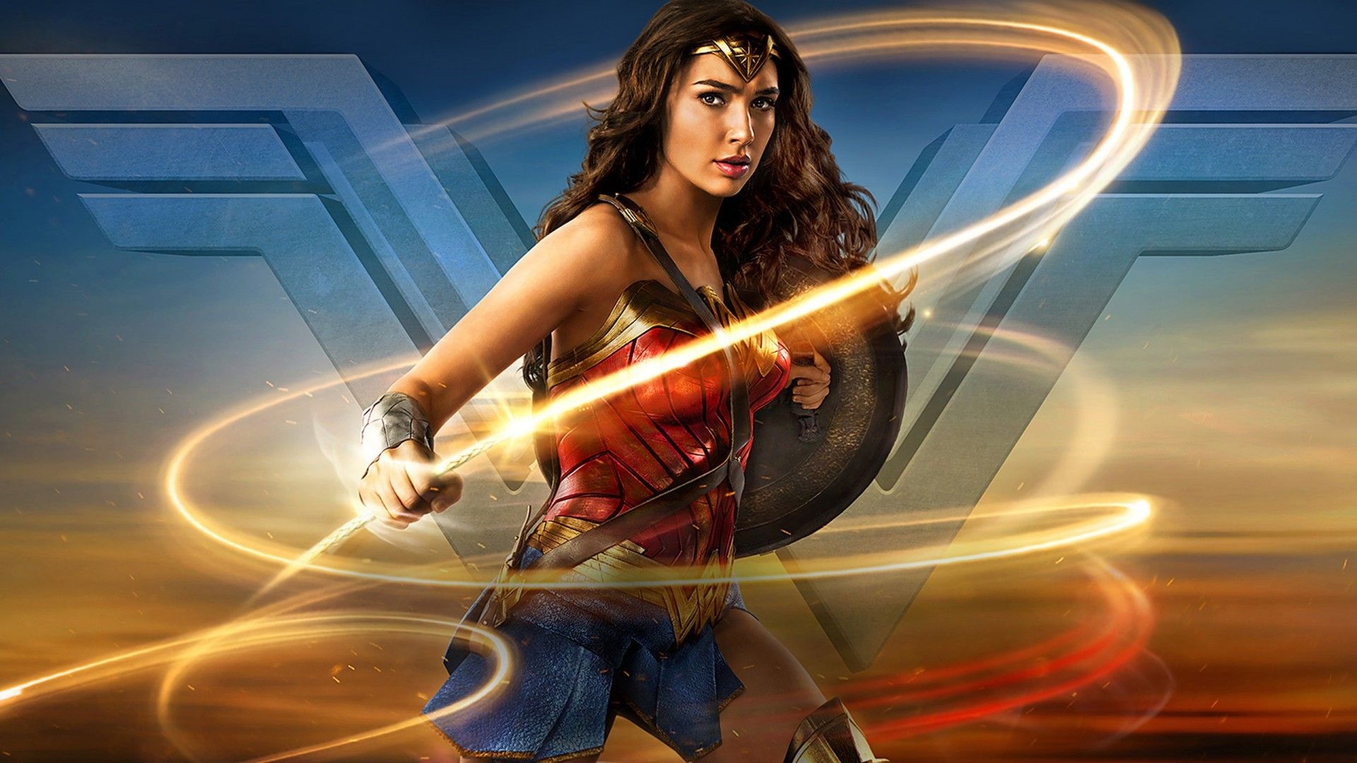 Poster, Gal Gadot (Wonder Woman) Wallpaper, 1920x1080 Full HD Desktop