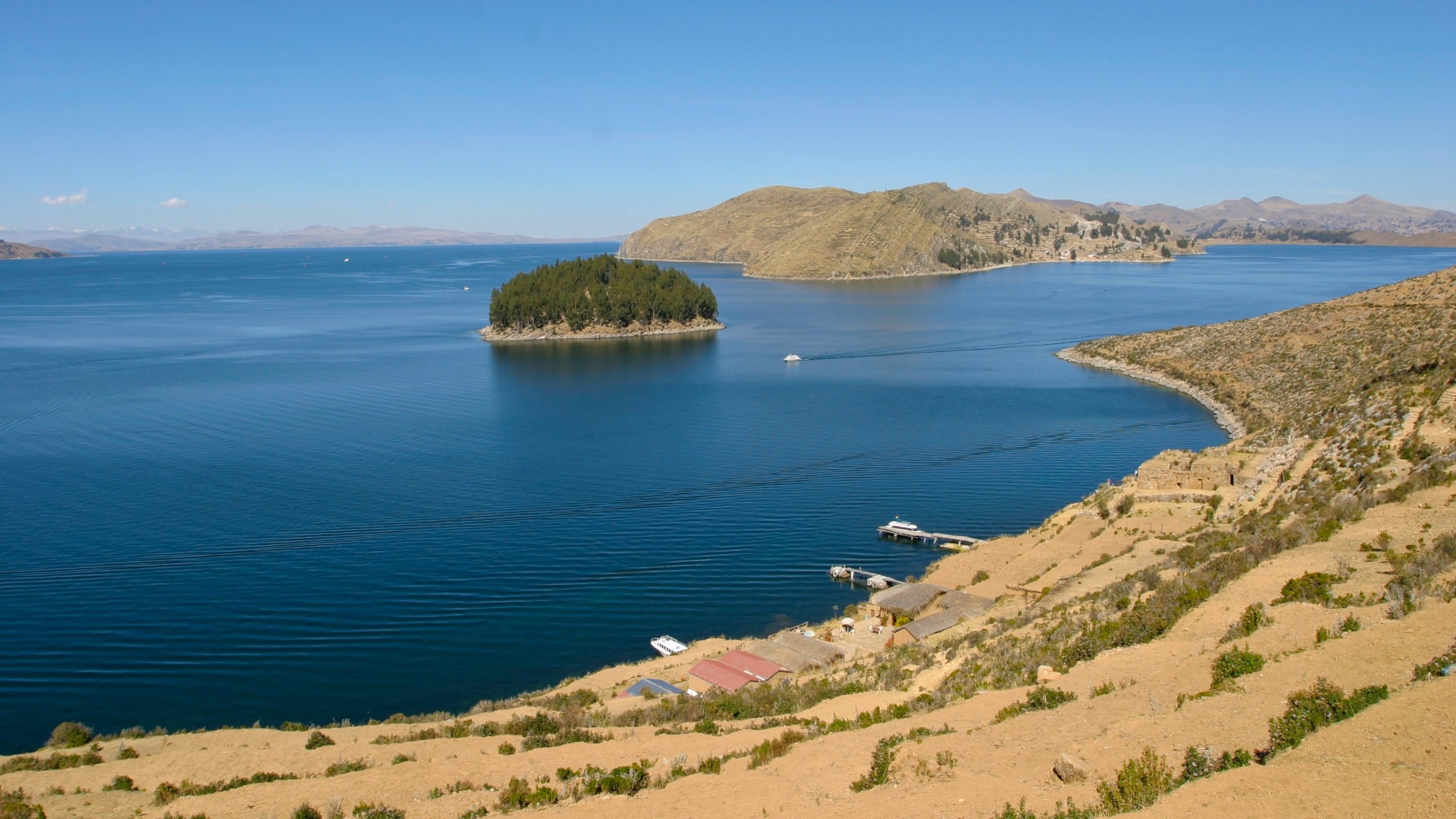 Lake Titicaca wallpapers, Ethan Sellers, Inspiring landscapes, Ethereal beauty, 2560x1440 HD Desktop