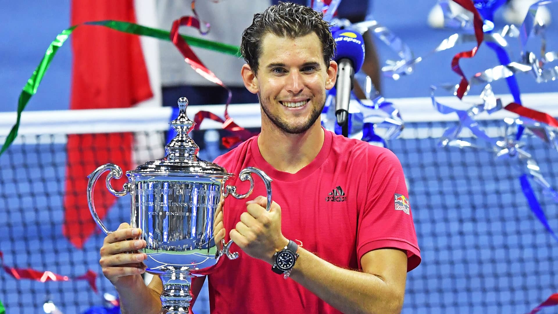 Dominic Thiem, Subtle victory, US Open champion, Marguerite's coup, 1920x1080 Full HD Desktop