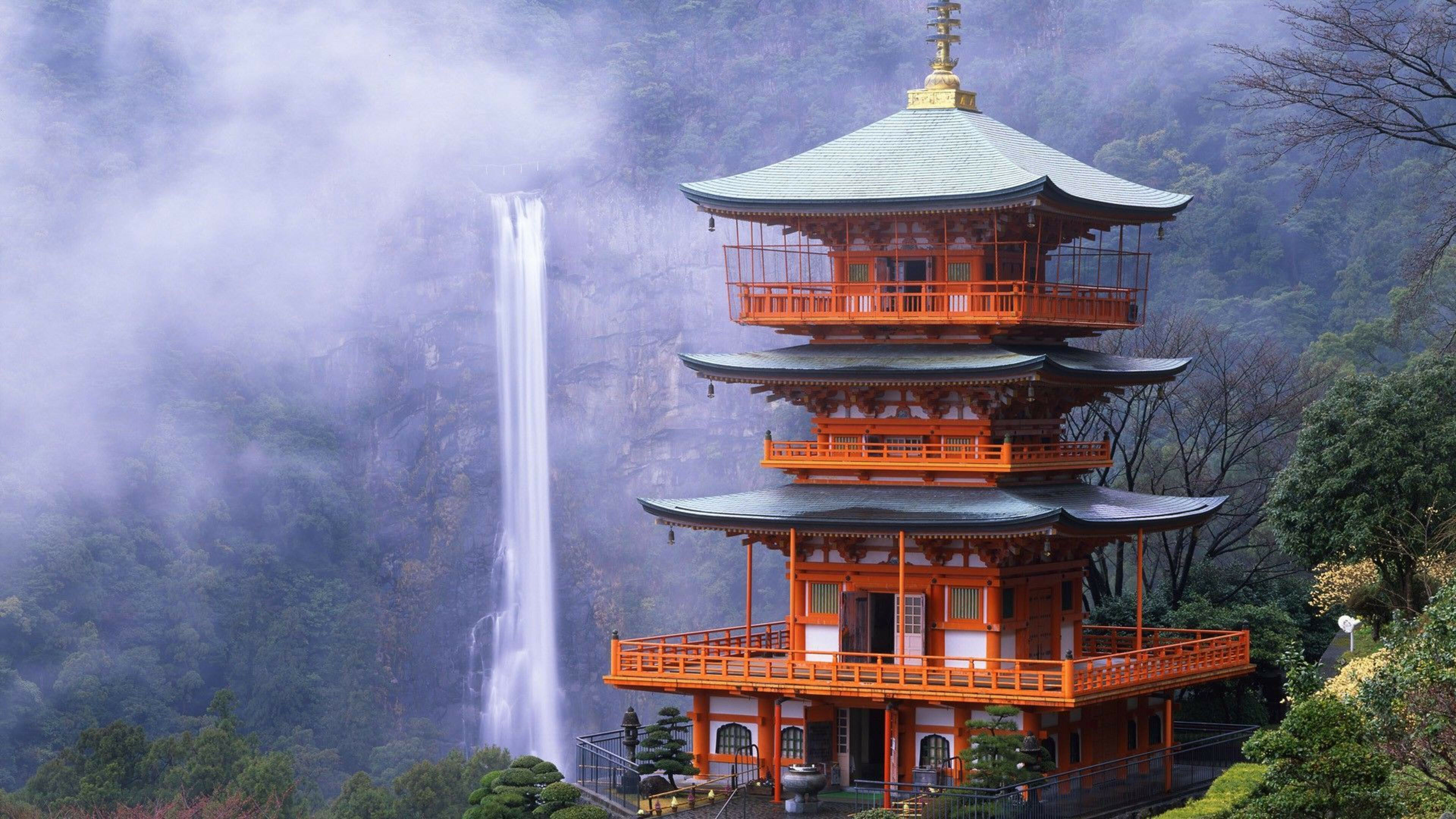 Nachi Falls, Japan Wallpaper, 3840x2160 4K Desktop