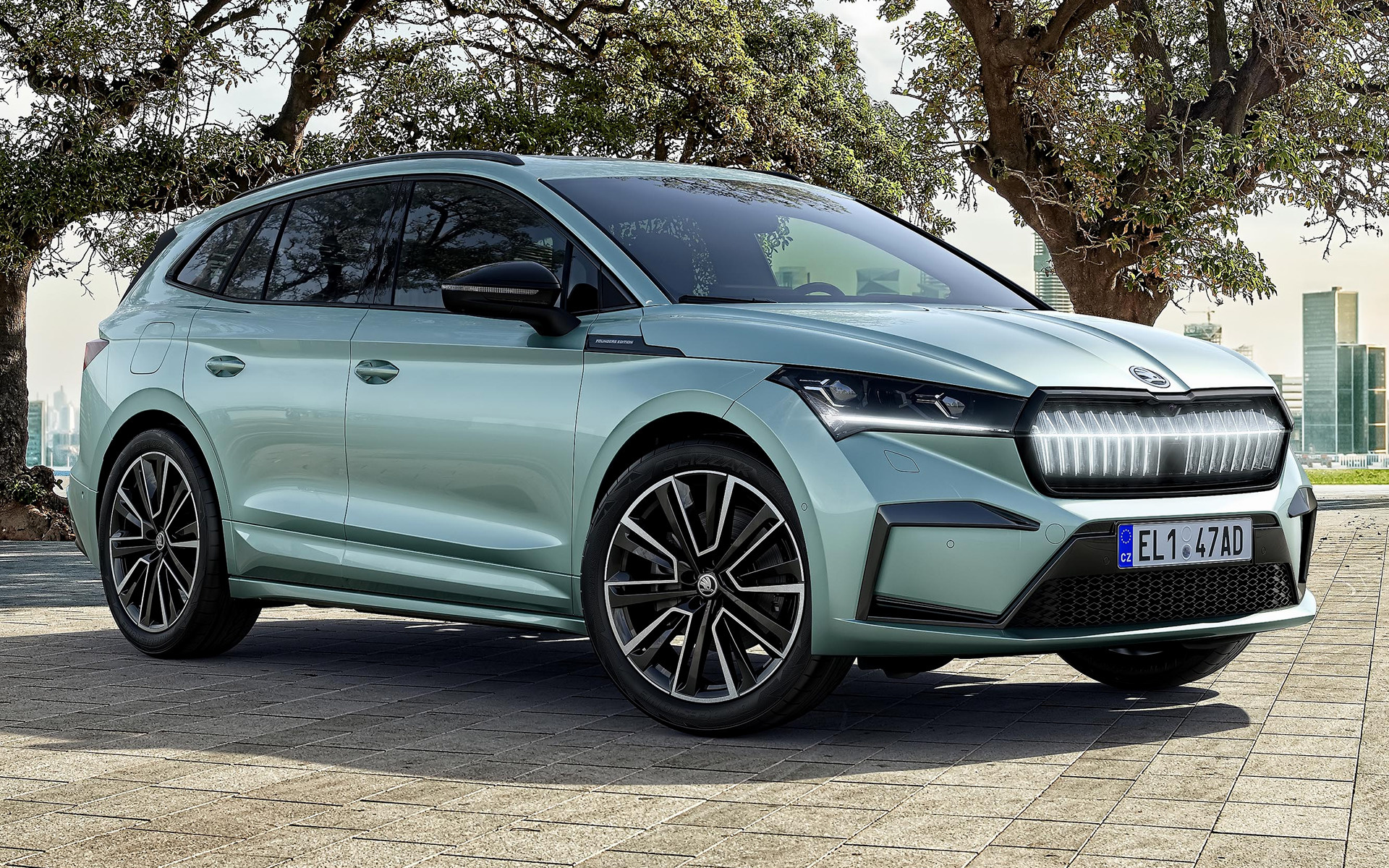 Skoda Enyaq, Enyaq IV Founders Edition, HD wallpapers, Car Pixel, 1920x1200 HD Desktop