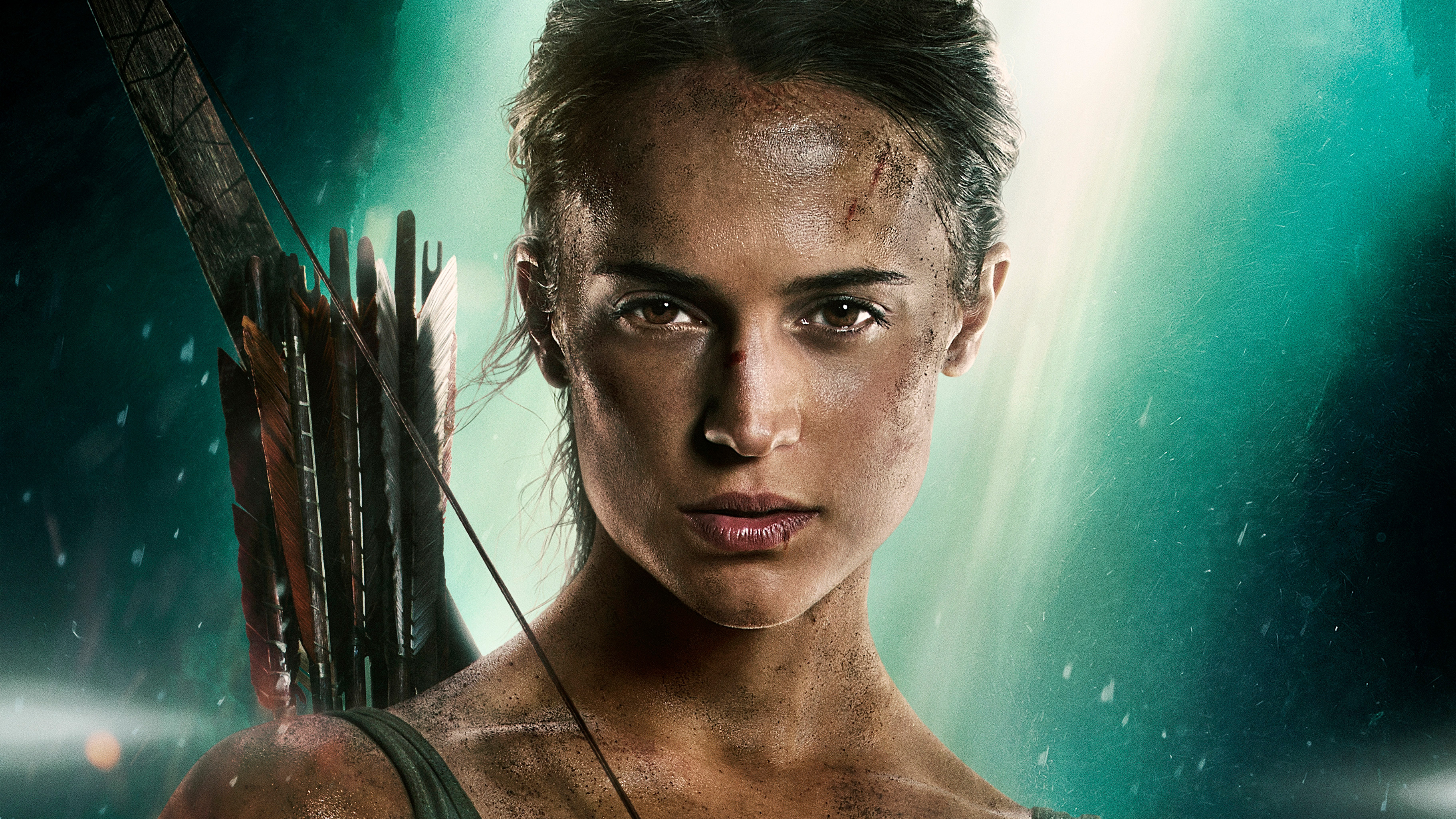 Tomb Raider movie, Alicia Vikander's portrayal, Action-packed scenes, Stunning visuals, 3650x2060 HD Desktop