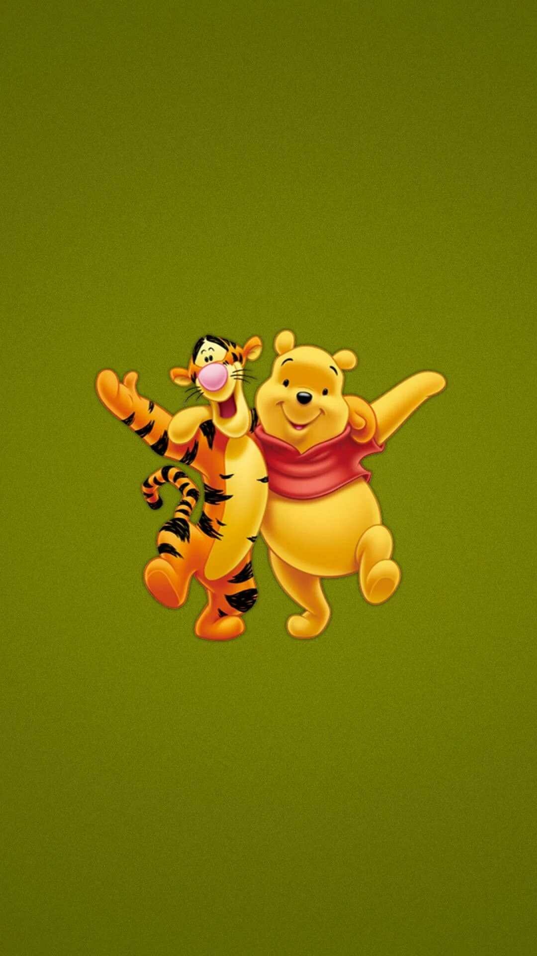 Pooh and Tigger, The Many Adventures of Winnie the Pooh Wallpaper, 1080x1920 Full HD Phone