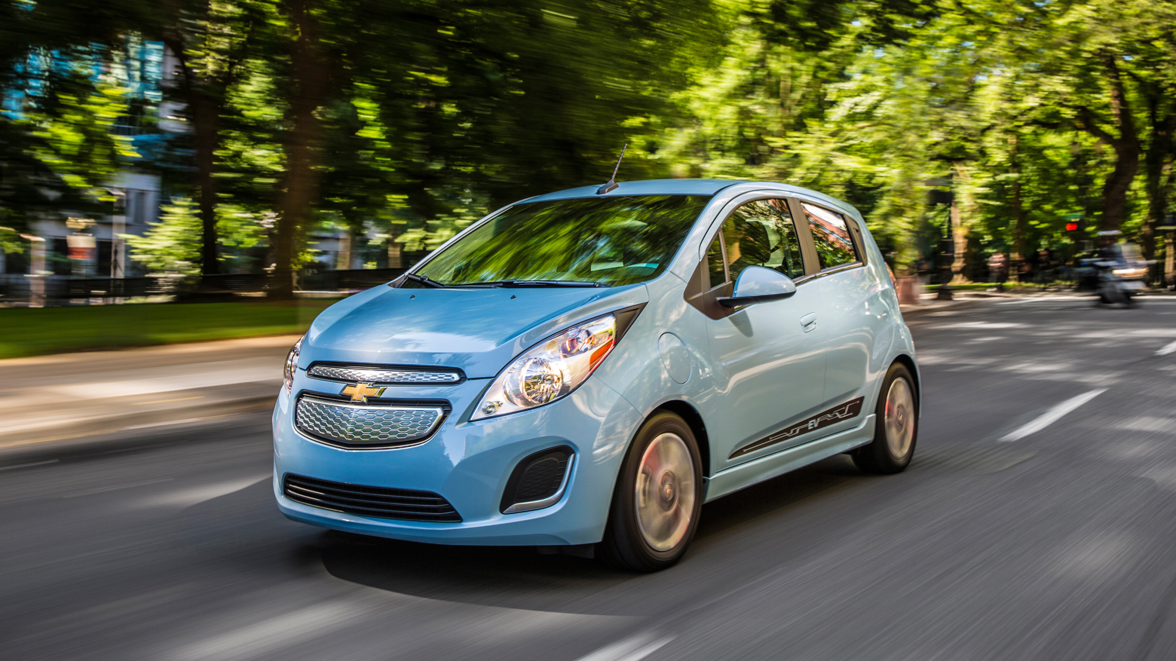 Chevrolet Spark, Compact car, Electric vehicle, 2014 model, 3840x2160 4K Desktop