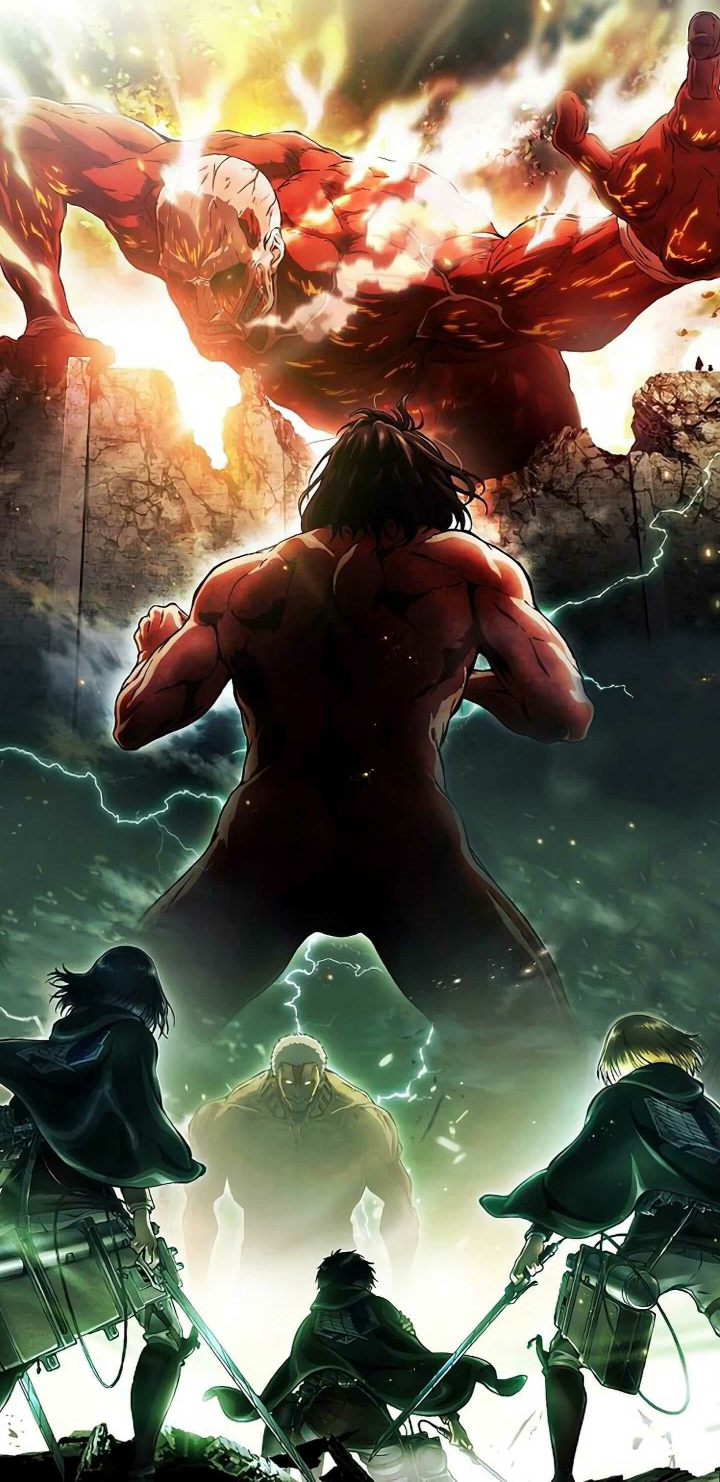 Attack on Titan, The Final Season, Wallpaper wptunnel, 1440x2960 HD Phone