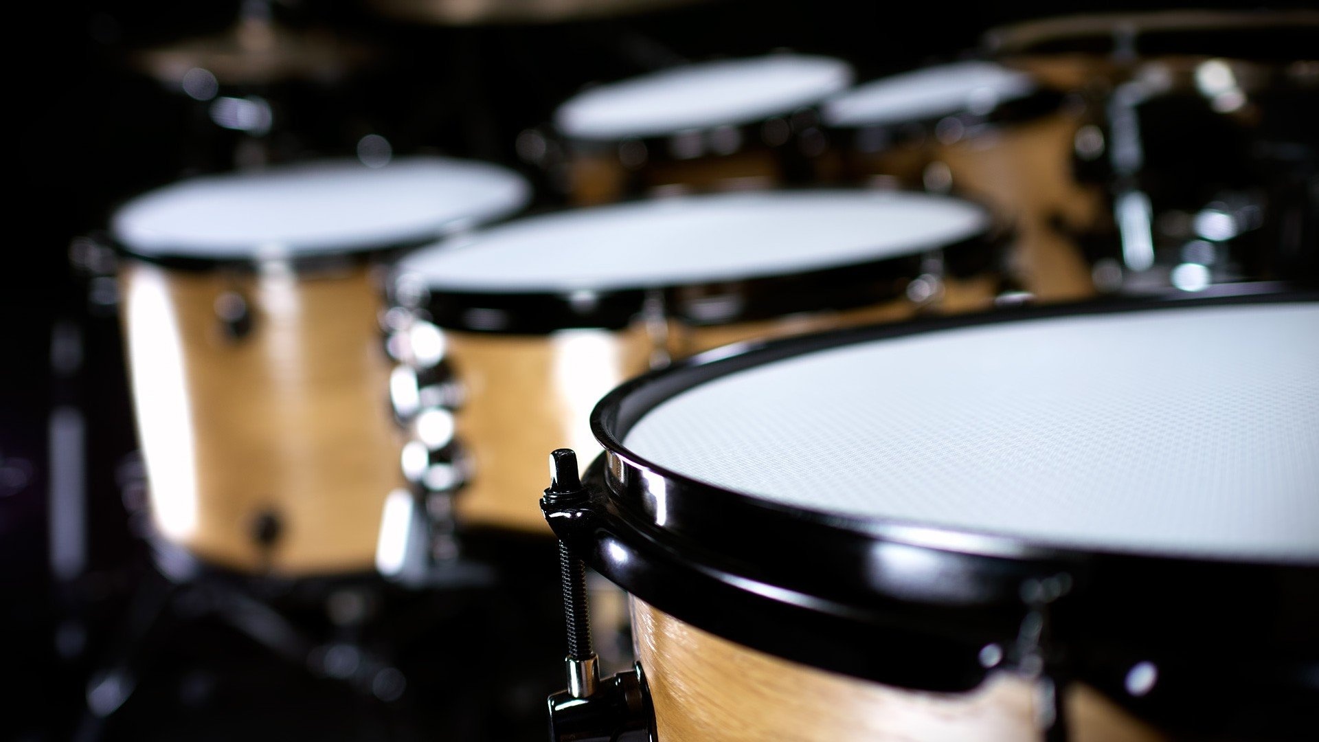 Drums music, percussion, drum set, wallpaper, 1920x1080 Full HD Desktop