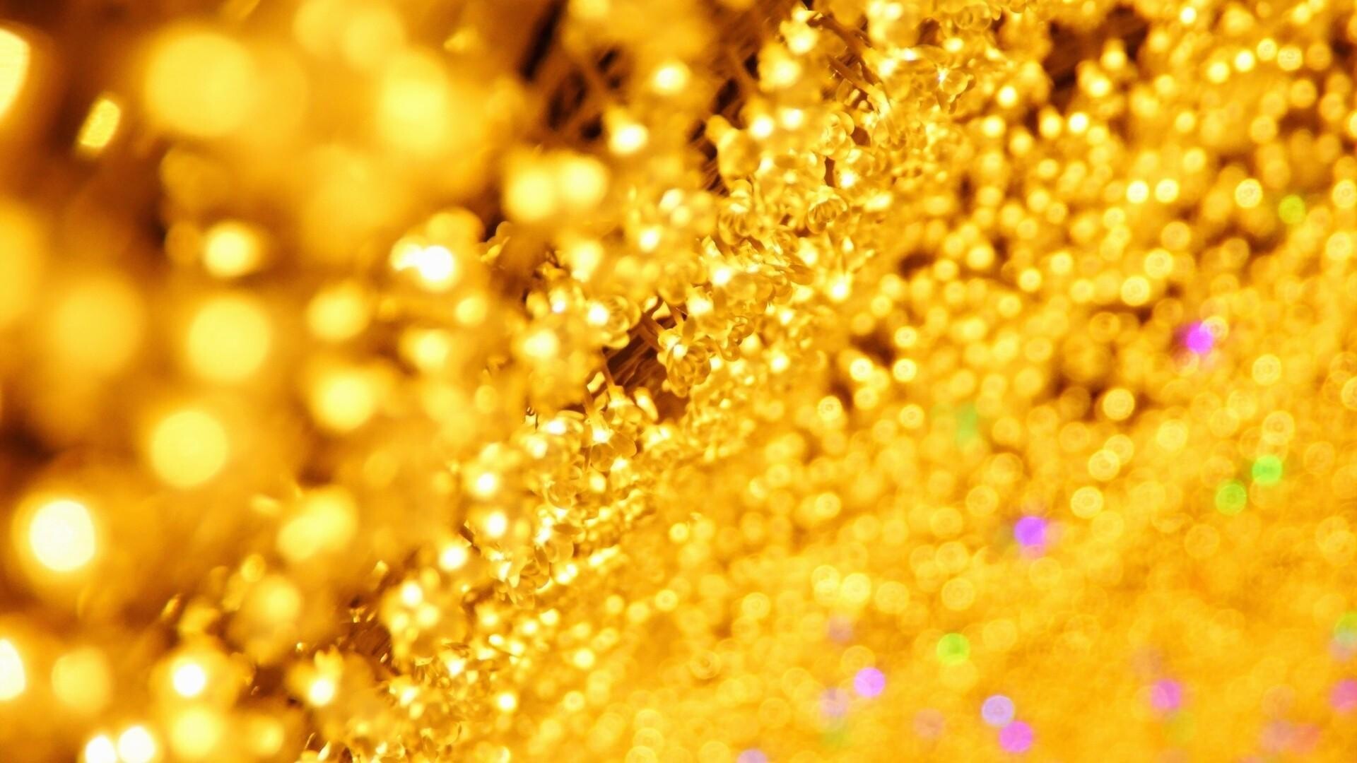 Shimmer, Gold Wallpaper, 1920x1080 Full HD Desktop