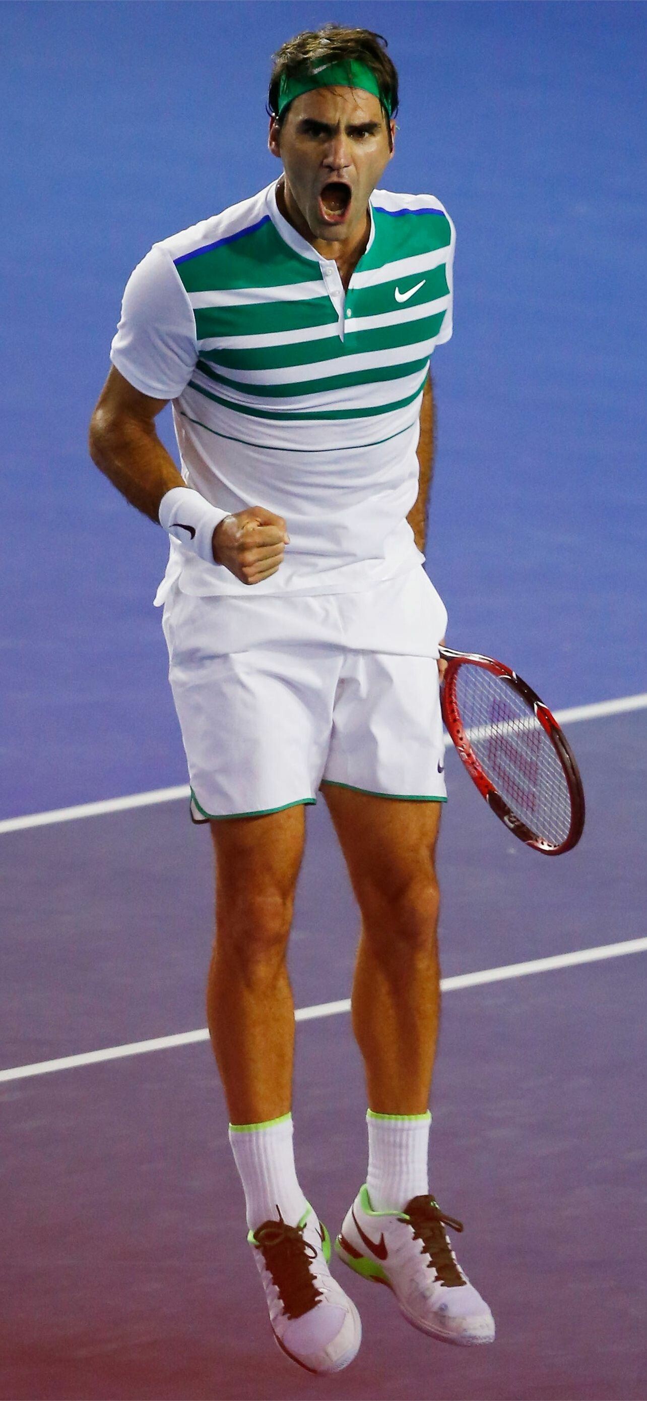 Australian Open 2016, Roger Federer Wallpaper, 1290x2780 HD Phone