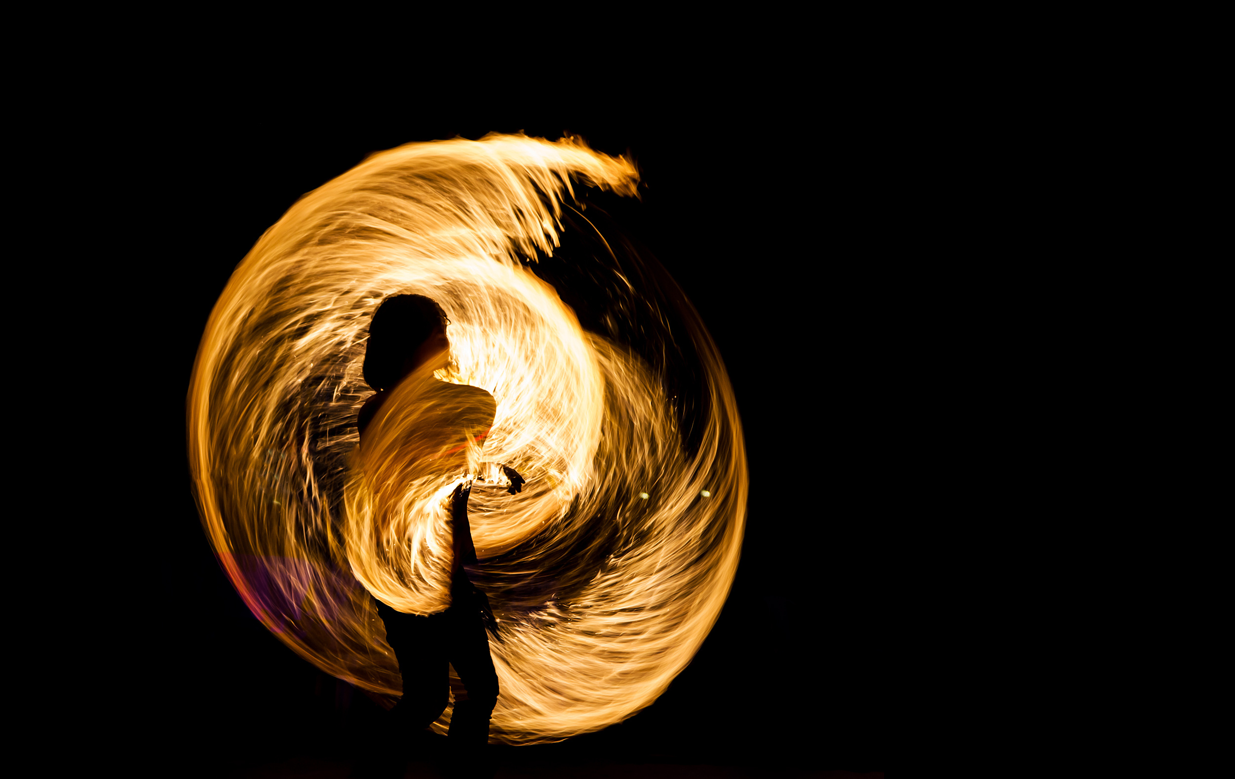 Juggling, Fire juggling wallpapers, Fiery performance, 2510x1580 HD Desktop