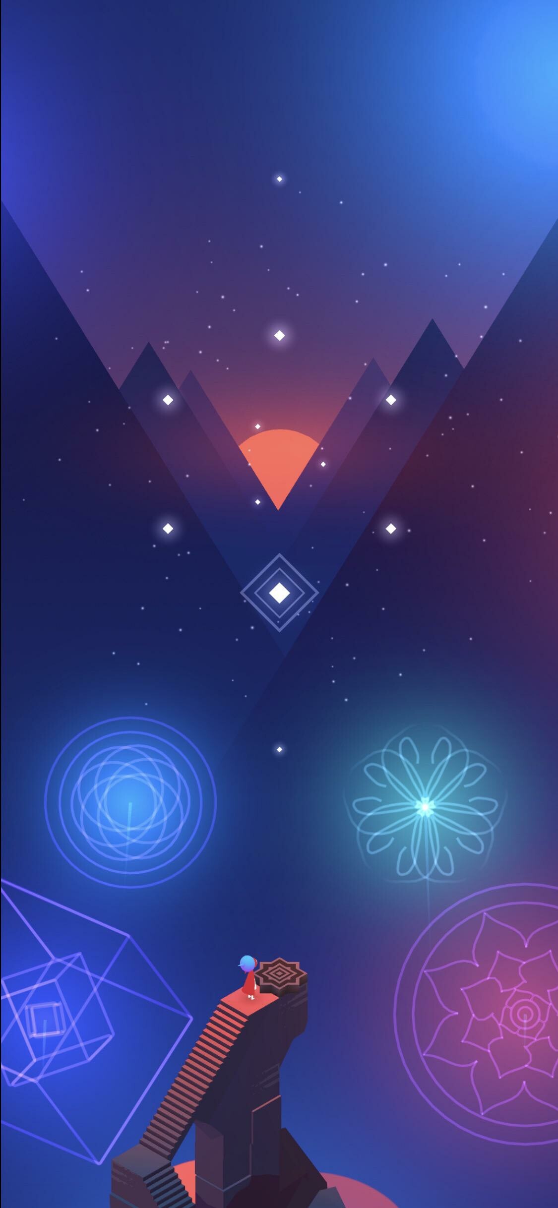 Game design, Monument Valley Wallpaper, 1130x2440 HD Phone