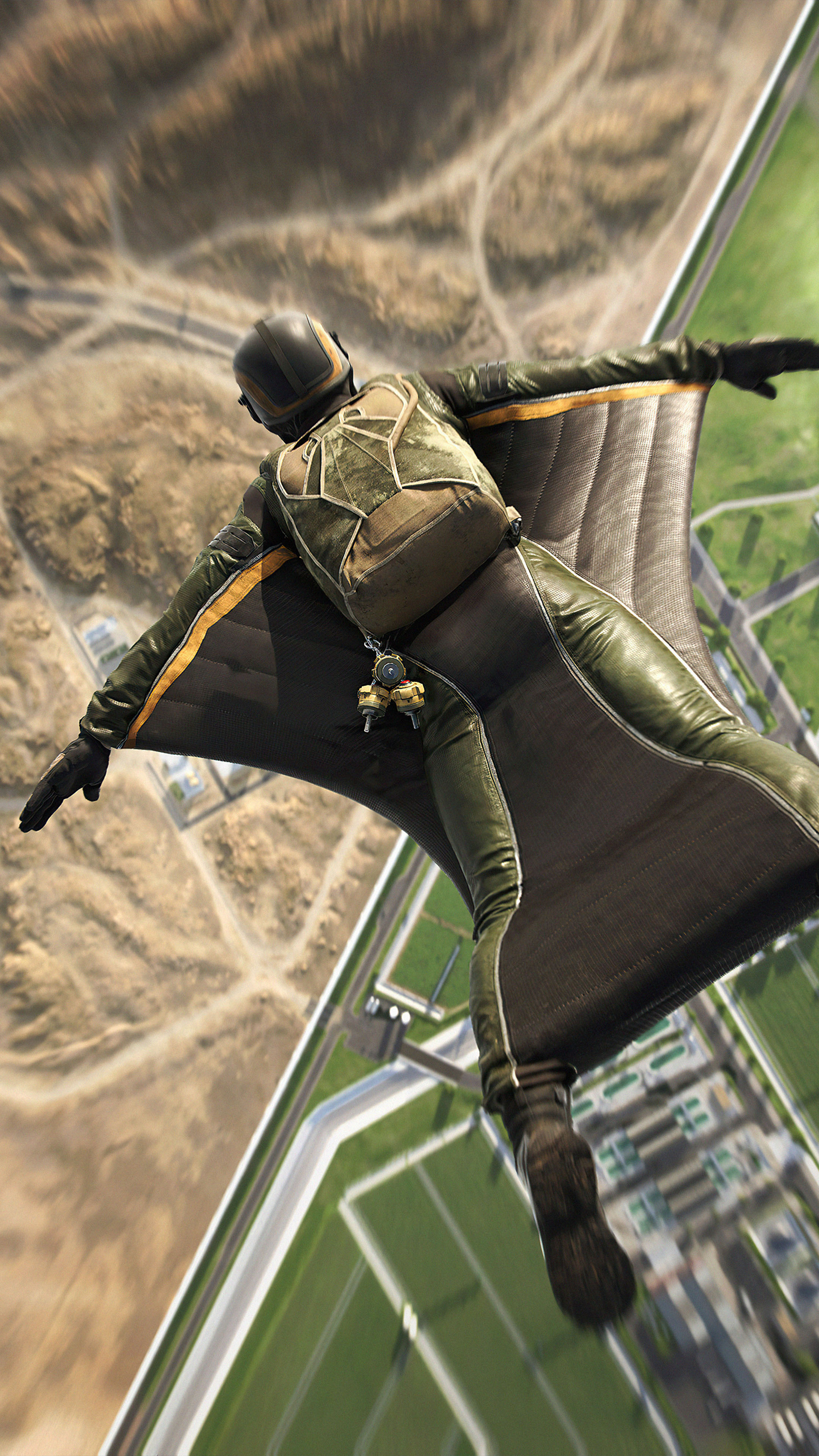 Battlefield 2042, Wingsuit Flying Wallpaper, 2160x3840 4K Phone