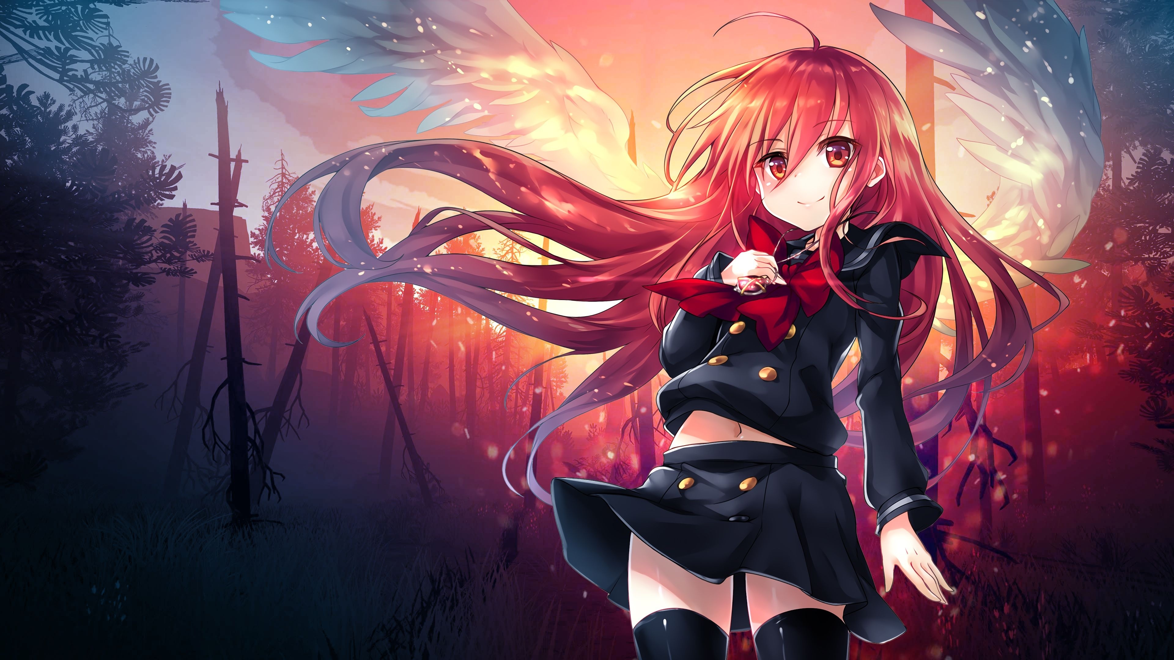 Shakugan no Shana, Cool Anime Backgrounds Wallpaper, 3840x2160 4K Desktop
