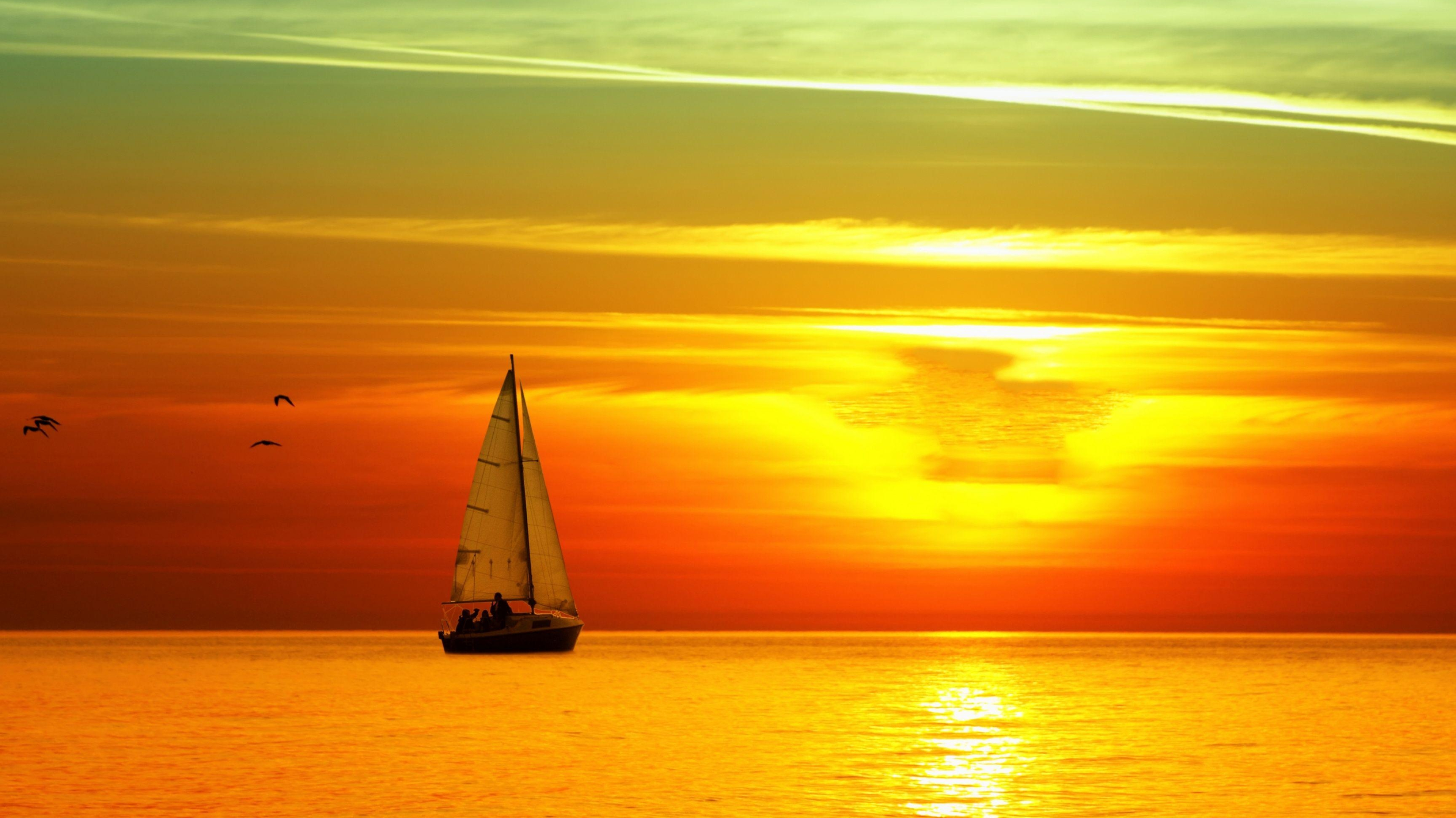 4K sailing, Stunning wallpapers, High definition, Captivating scenes, 3840x2160 4K Desktop