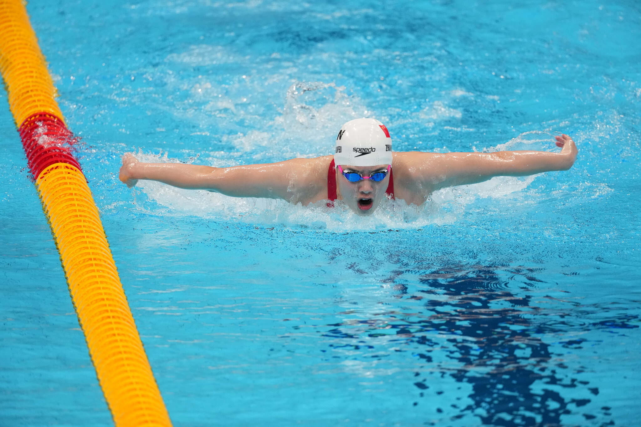 Zhang Yufei, Butterfly stroke Wallpaper, 2050x1370 HD Desktop
