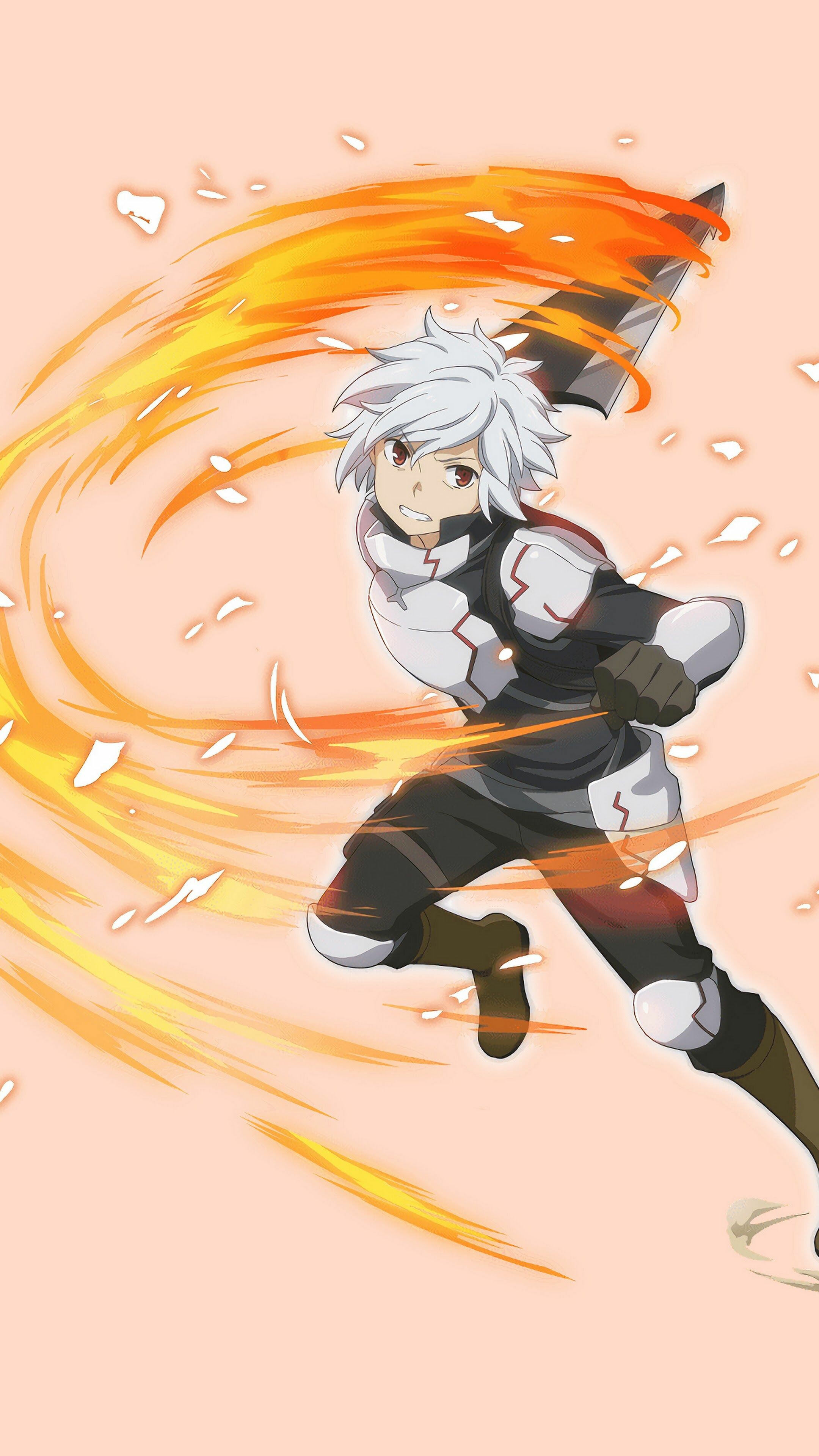 Is It Wrong to Try to Pick Up Girls in a Dungeon?, High-resolution wallpapers, Stunning Danmachi artwork, 2160x3840 4K Phone