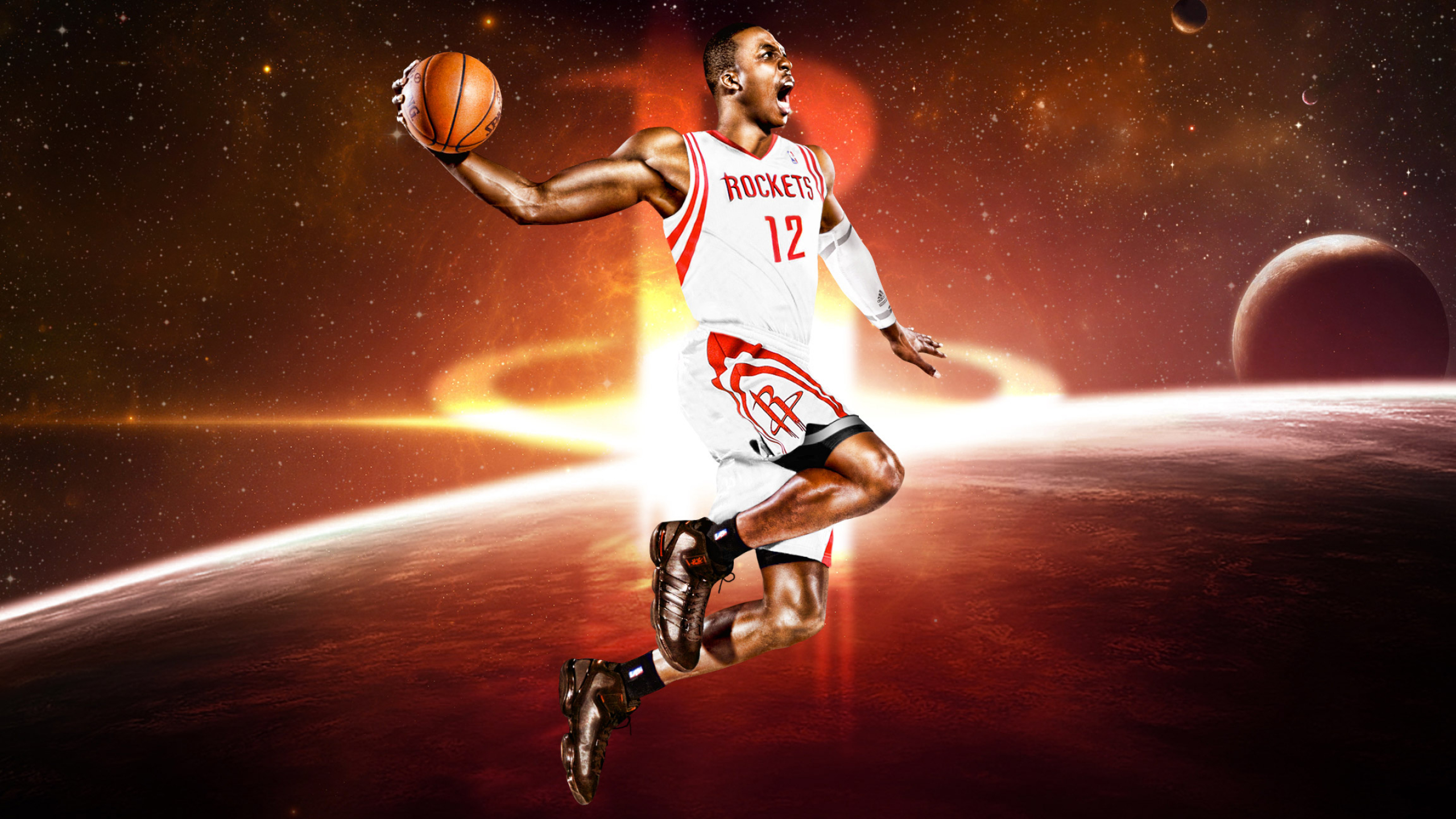 Dwight Howard, Houston Rockets Wallpaper, 2560x1440 HD Desktop