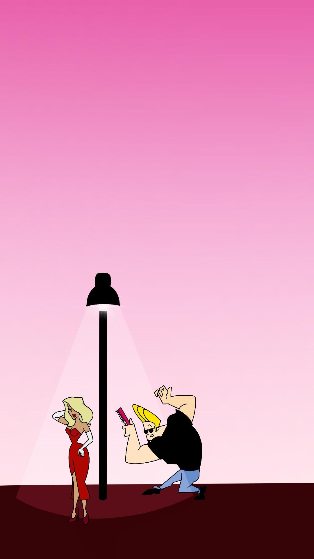 Johnny Bravo, Wallpaper collection, Cartoon characters, Fan artwork, 1080x1920 Full HD Phone