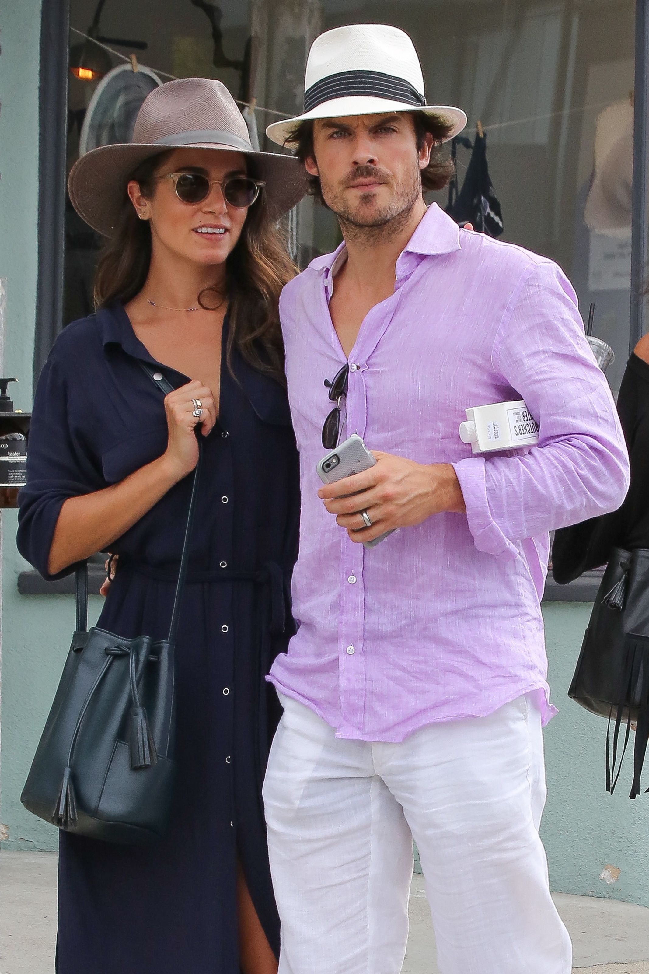 Ian Somerhalder, Nikki Reed, Venice outing, Paparazzi snapshots, 2140x3200 HD Phone