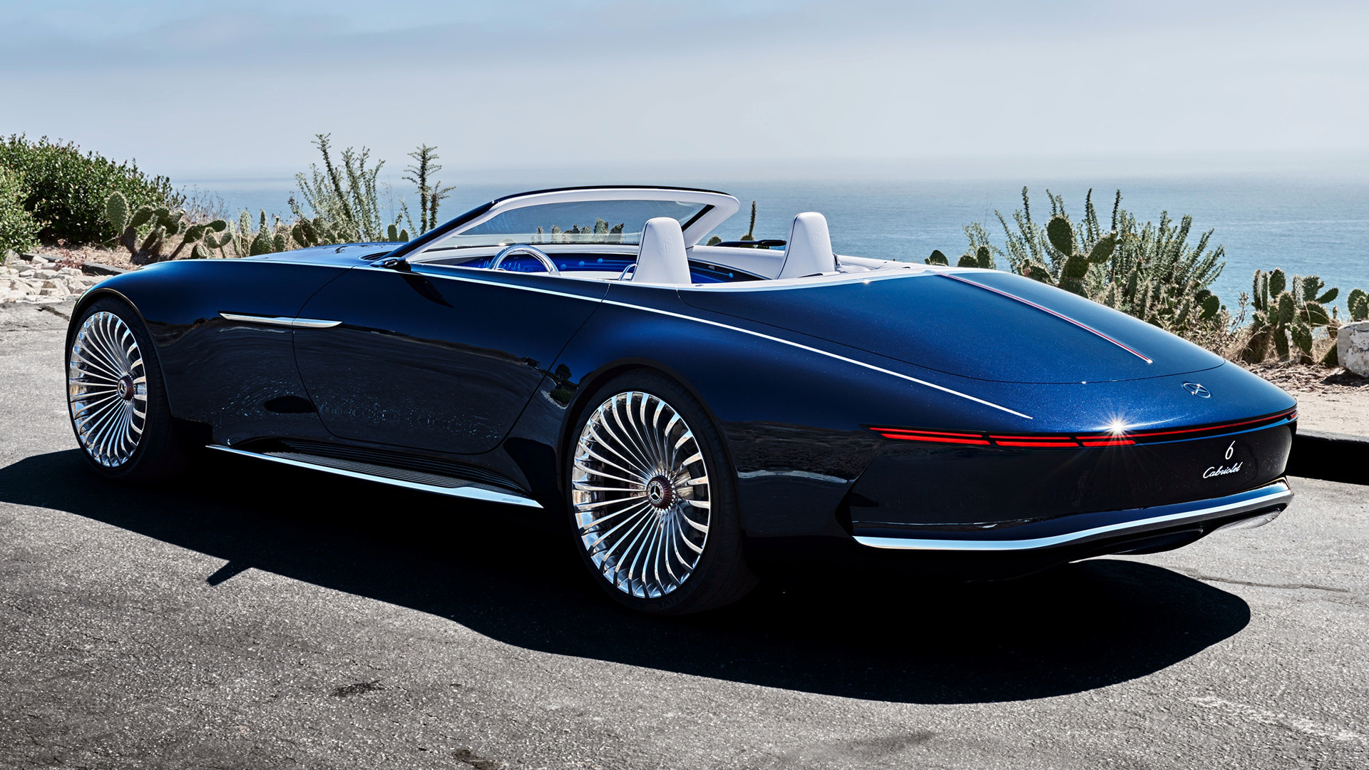 Mercedes-Benz Maybach, Auto luxury, Vision concept, Cabriolet elegance, 1920x1080 Full HD Desktop