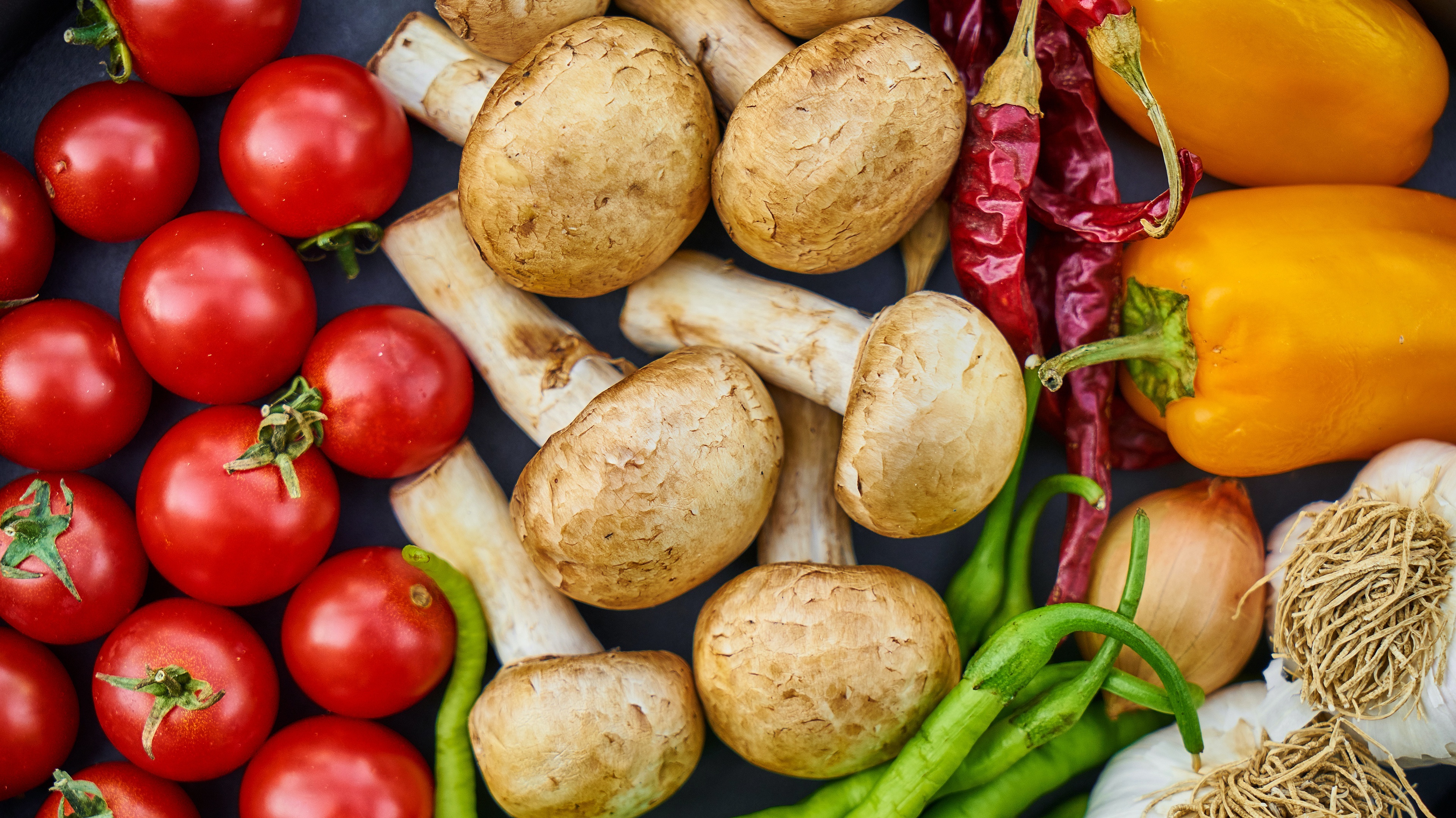 Vibrant produce, Culinary inspiration, Farm-fresh ingredients, Nature's bounty, 3840x2160 4K Desktop