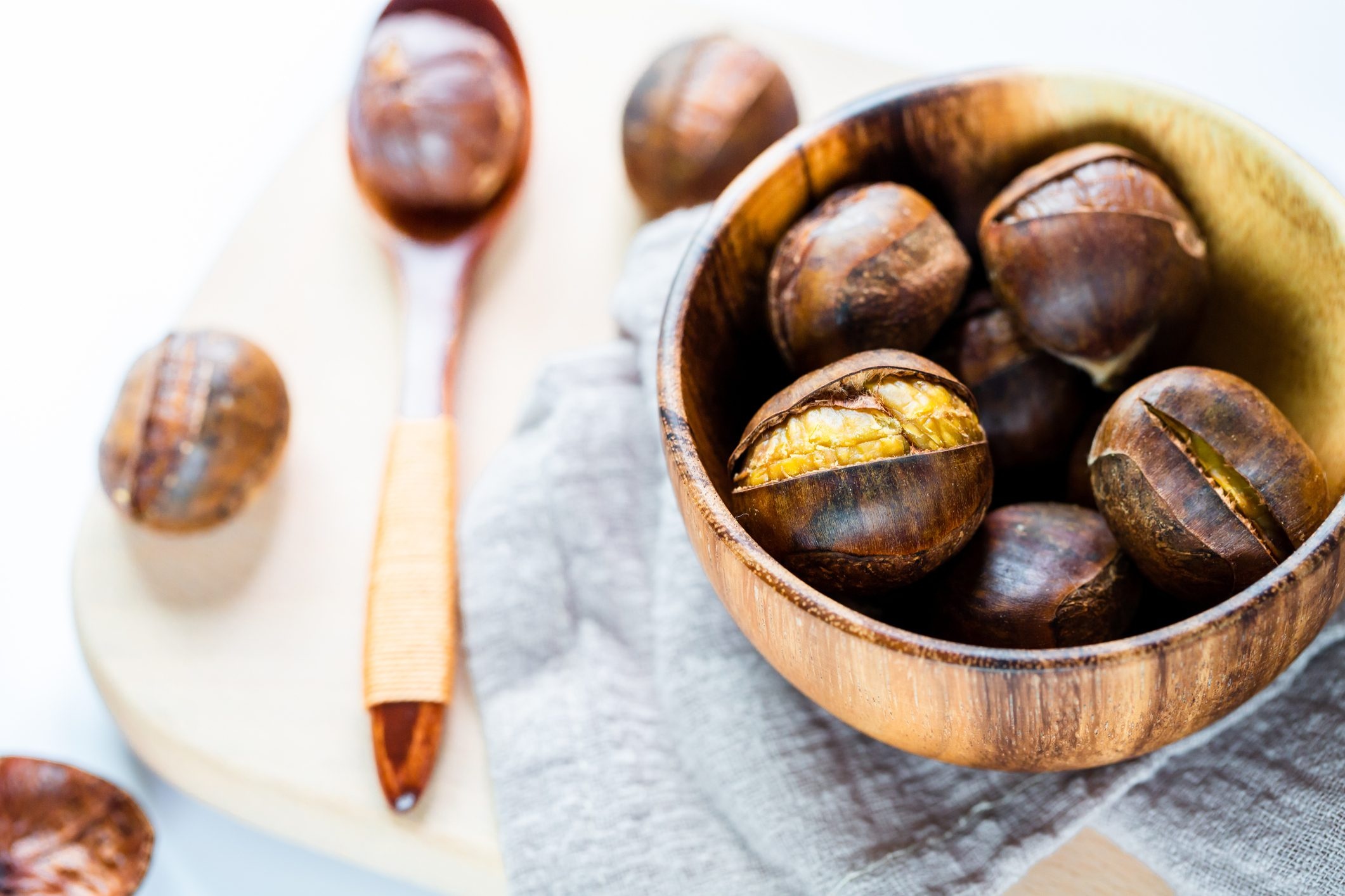 Roasting sweet chestnuts, Nature's bounty, Wildlife discovery, Autumn delight, 2130x1420 HD Desktop