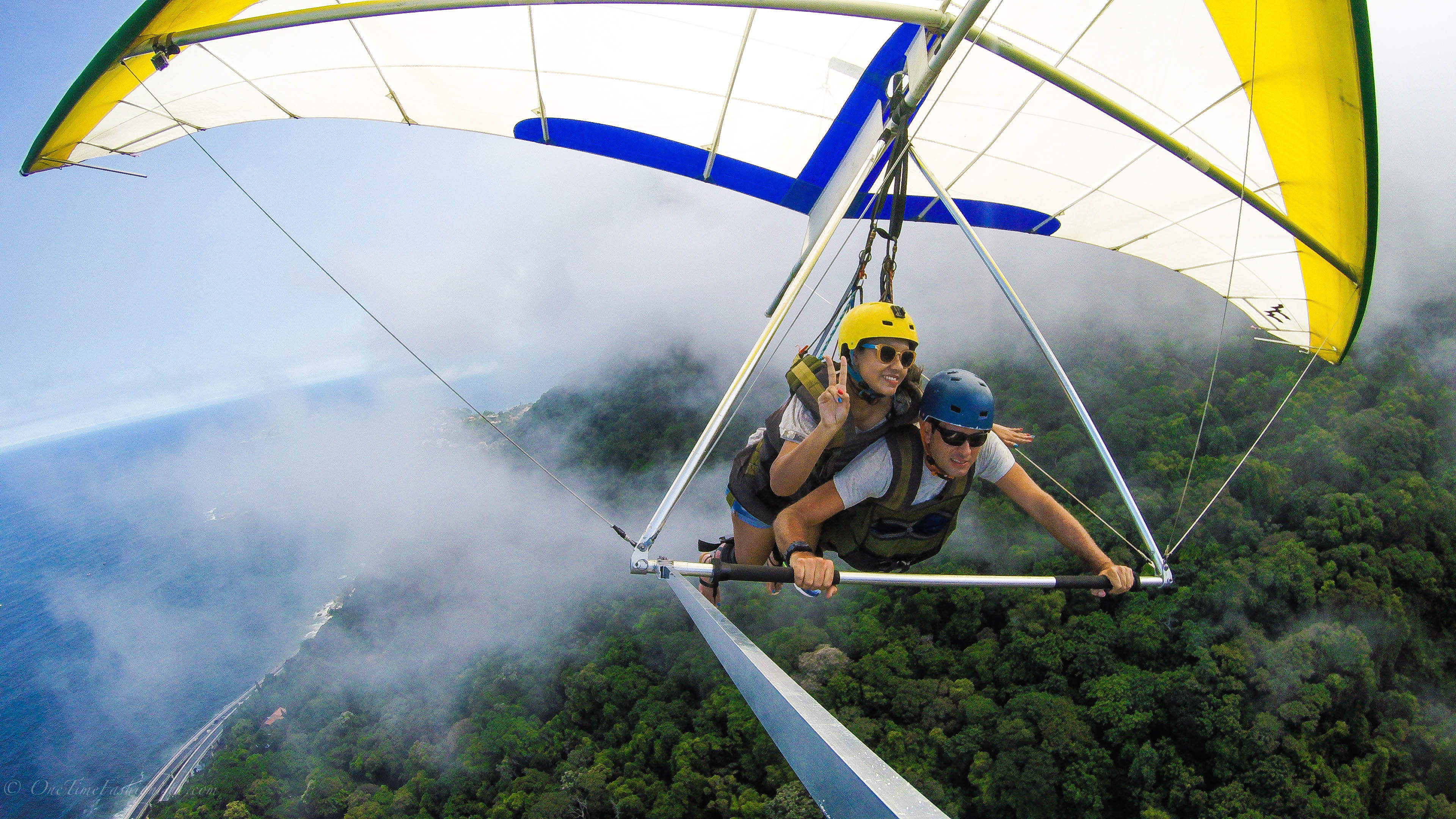 Hang gliding wallpapers, Aerial adventures, Soaring through the sky, Spectacular views, 3840x2160 4K Desktop