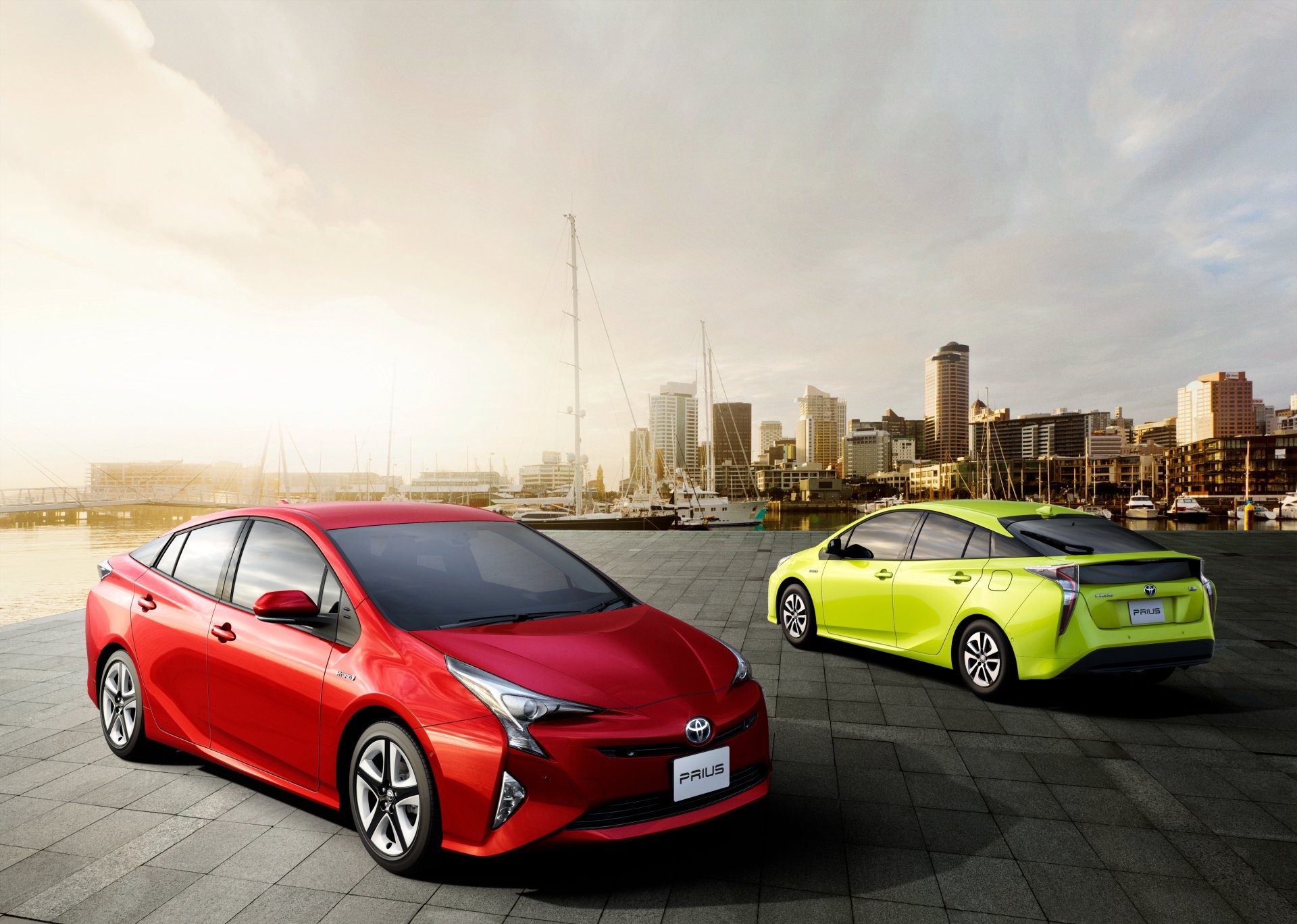 Toyota Prius, Eco-friendly hybrid, Futuristic technology, Stylish exteriors, 1920x1370 HD Desktop