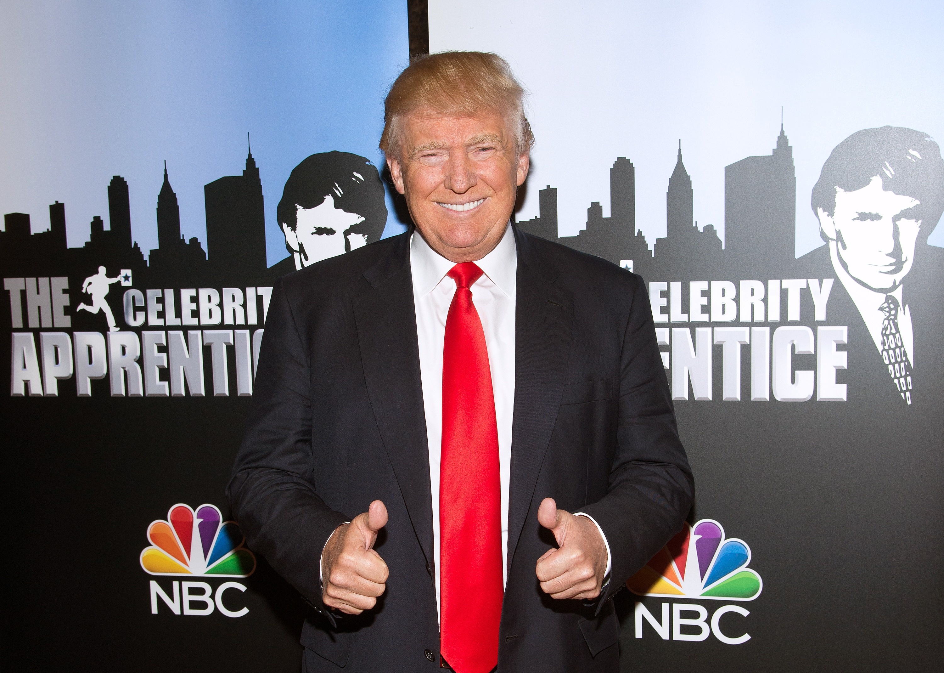 Donald Trump, The Celebrity Apprentice, NBC logo, HD Desktop wallpaper