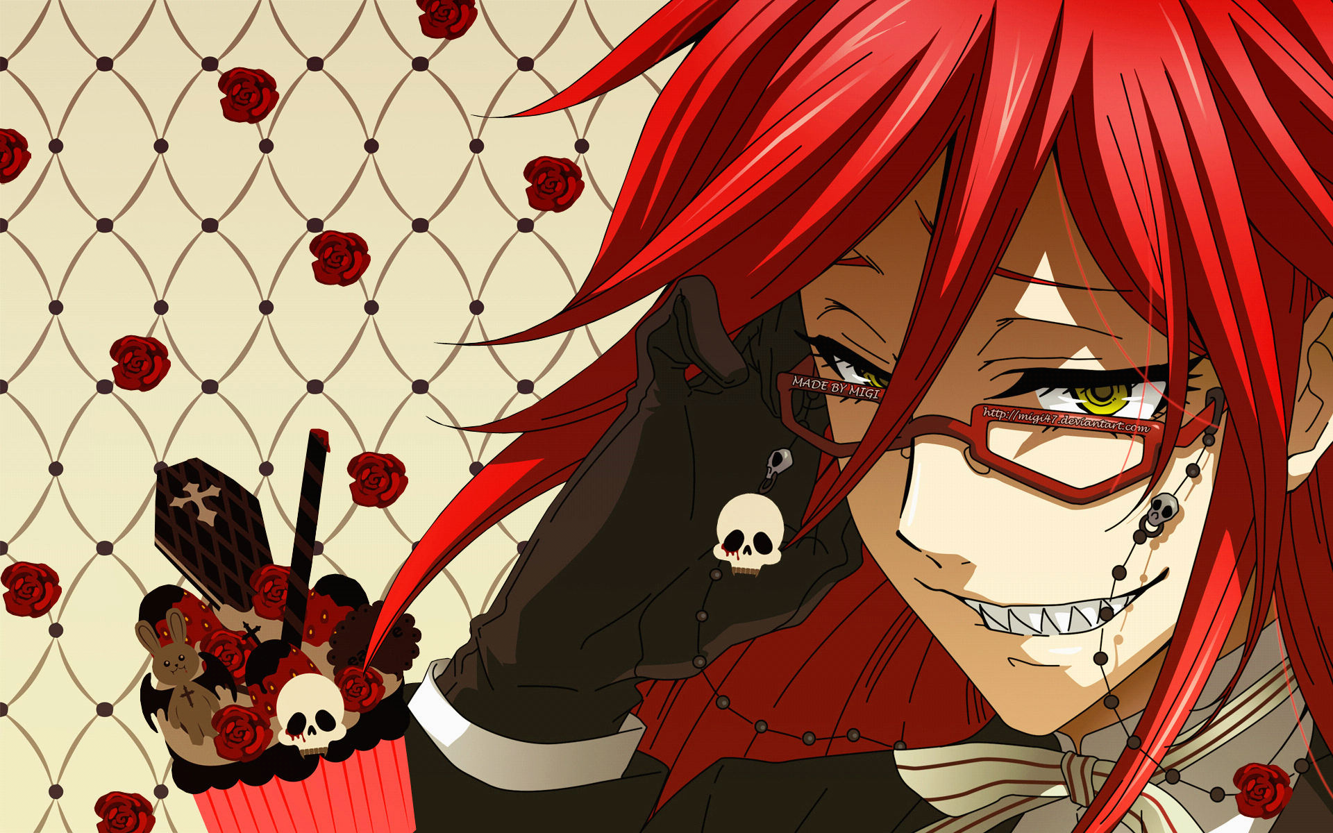 Grell Sutcliff, Anime, Zerochan, Image board, 1920x1200 HD Desktop