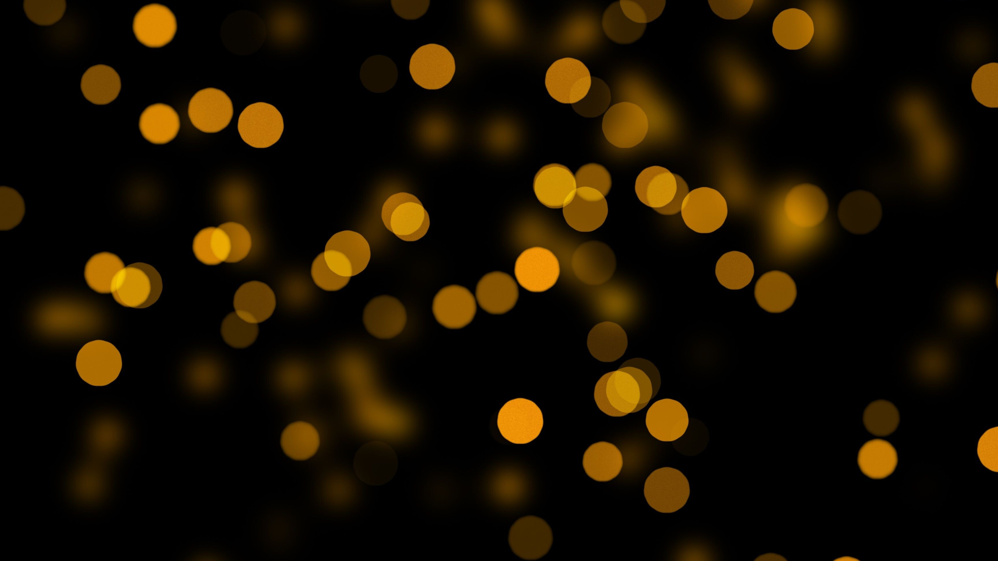 Gold Dots, 4k bokeh, Wallpapers, Top free, 3840x2160 4K Desktop