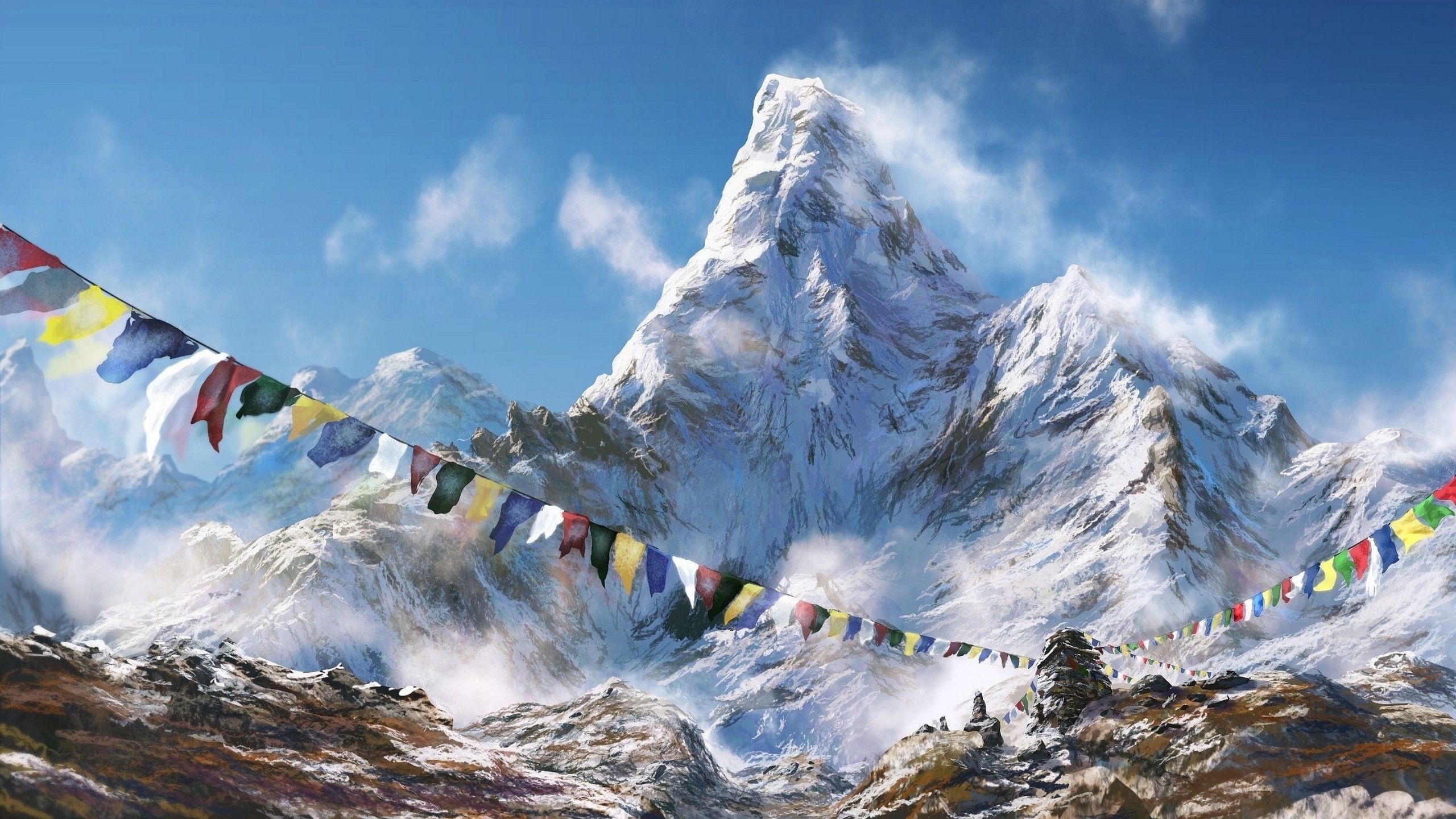 Mount Everest, Nepal Wallpaper, 2560x1440 HD Desktop