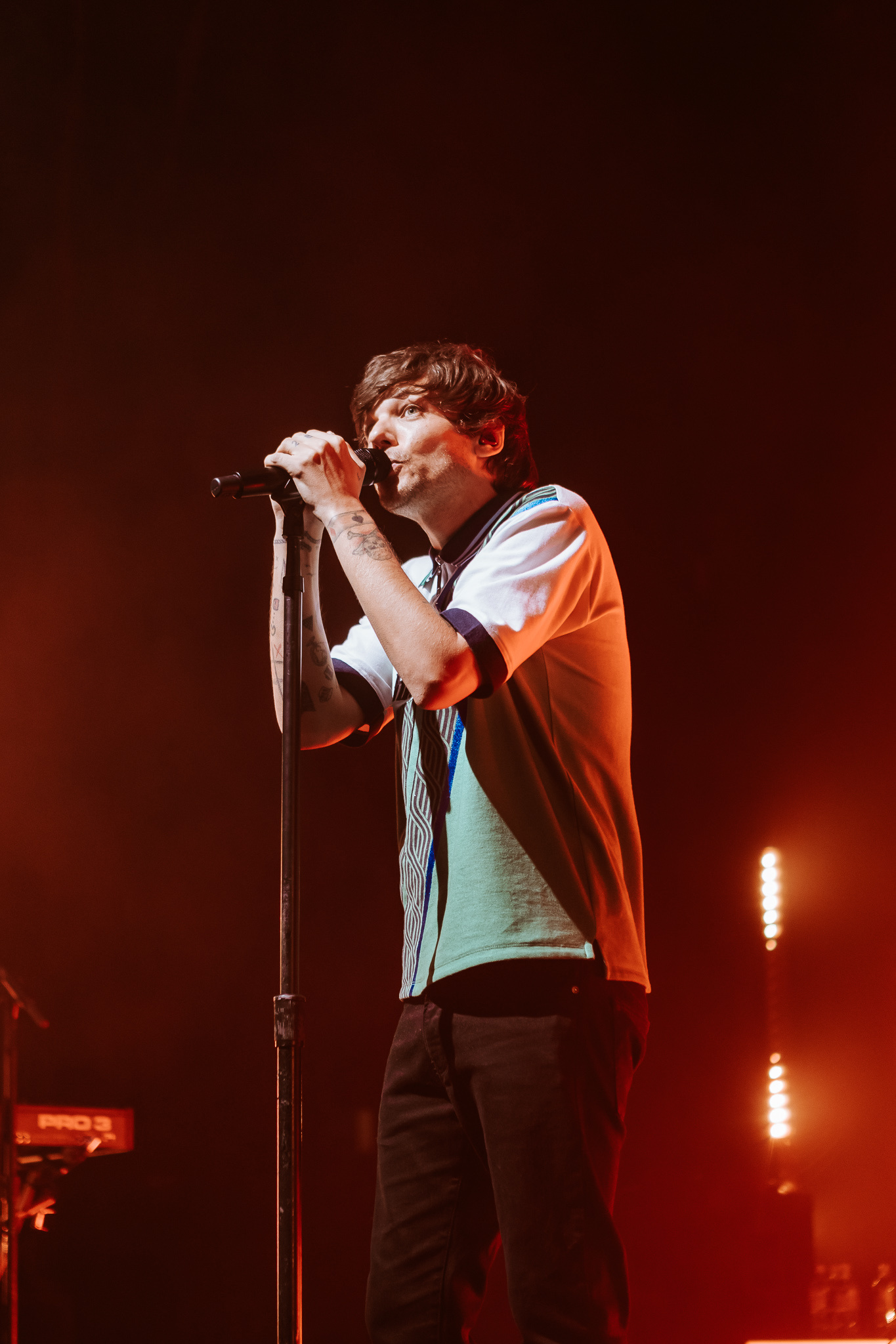 Freezing rain concert, Brave Louis Tomlinson fans, 1370x2050 HD Phone