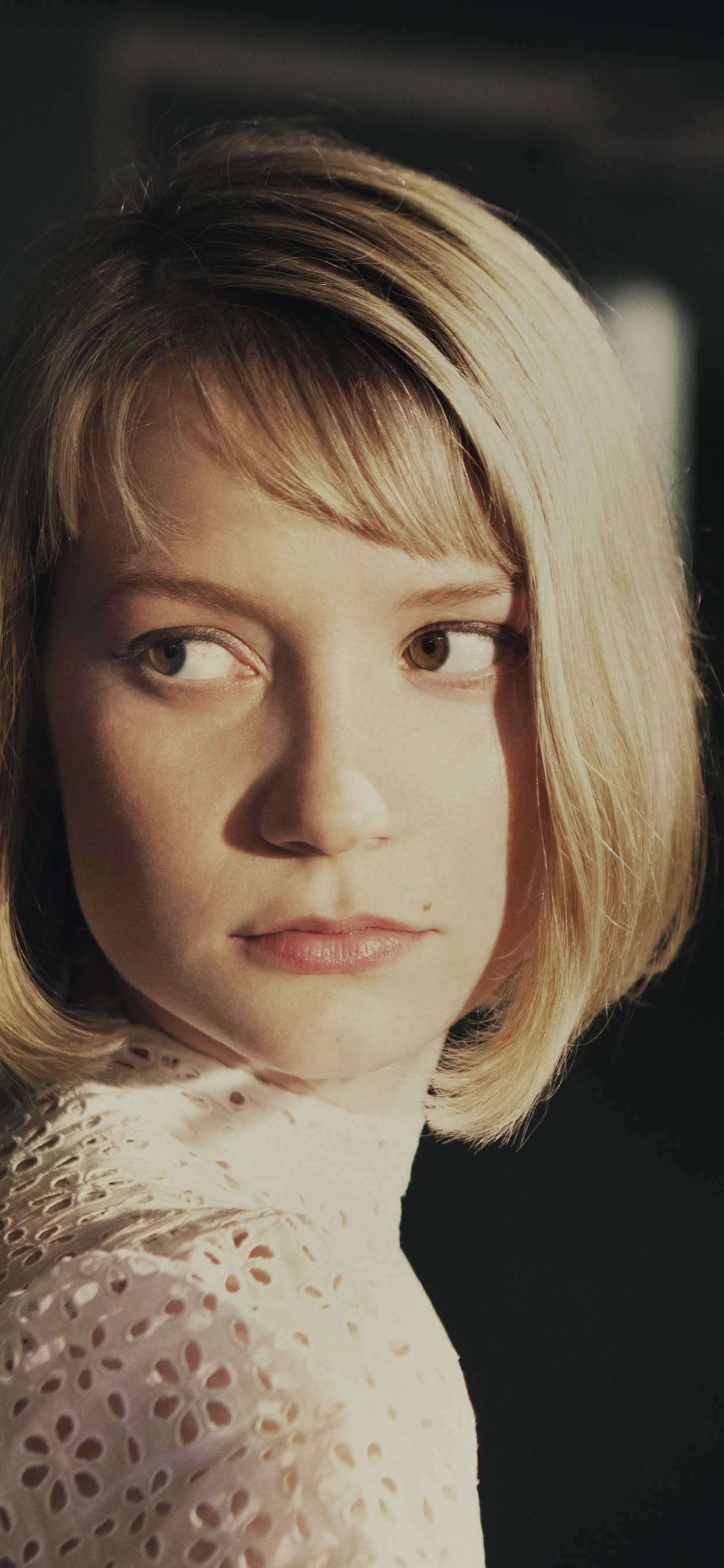 Mia Wasikowska, The Double movie, iPhone XS Max, Striking wallpapers, 1250x2690 HD Phone