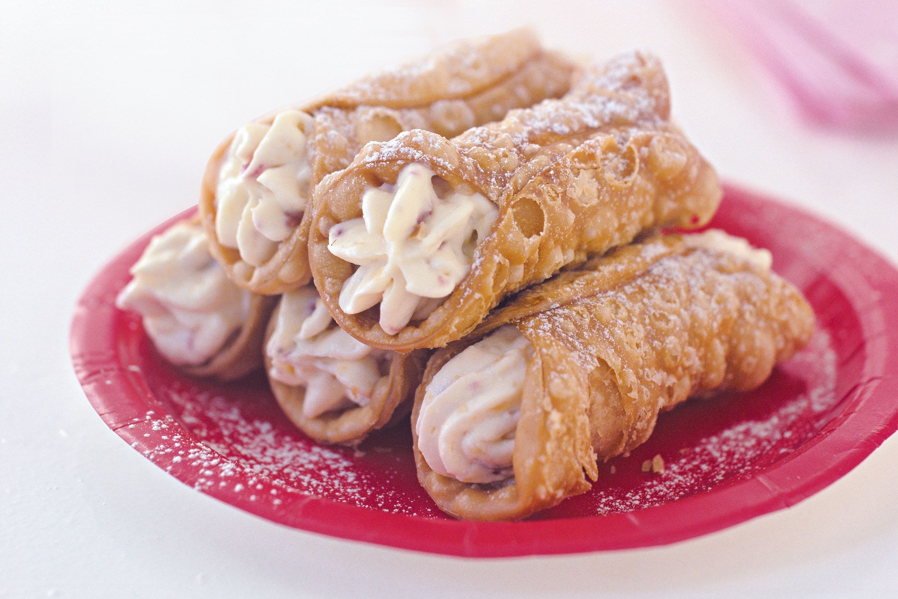 Sweet strawberry, Creamy ricotta, Delicious cannoli, Irresistible combination, 3000x2000 HD Desktop