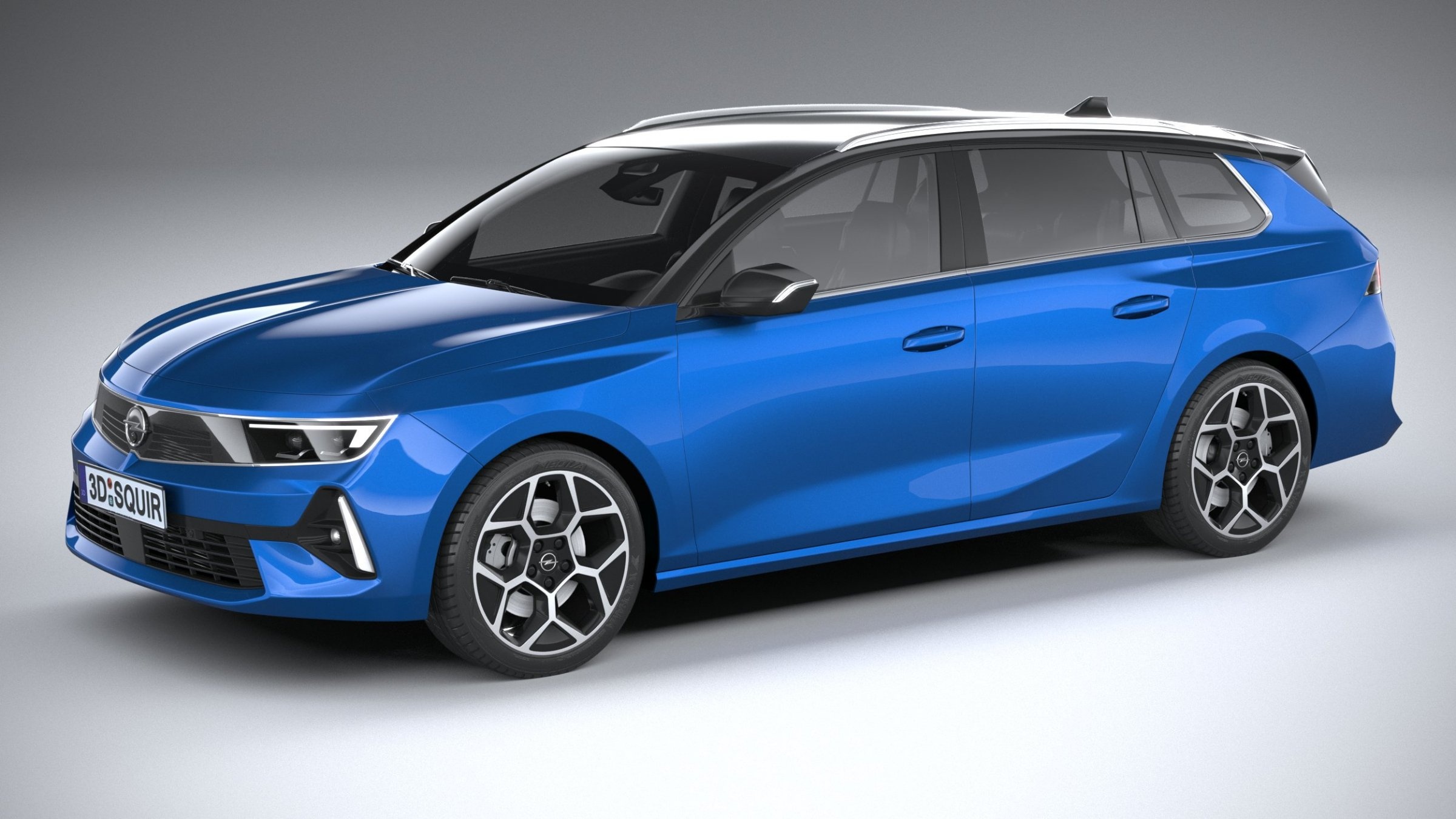 Opel Astra Sports Tourer, Next-level car modeling, 2400x1350 HD Desktop