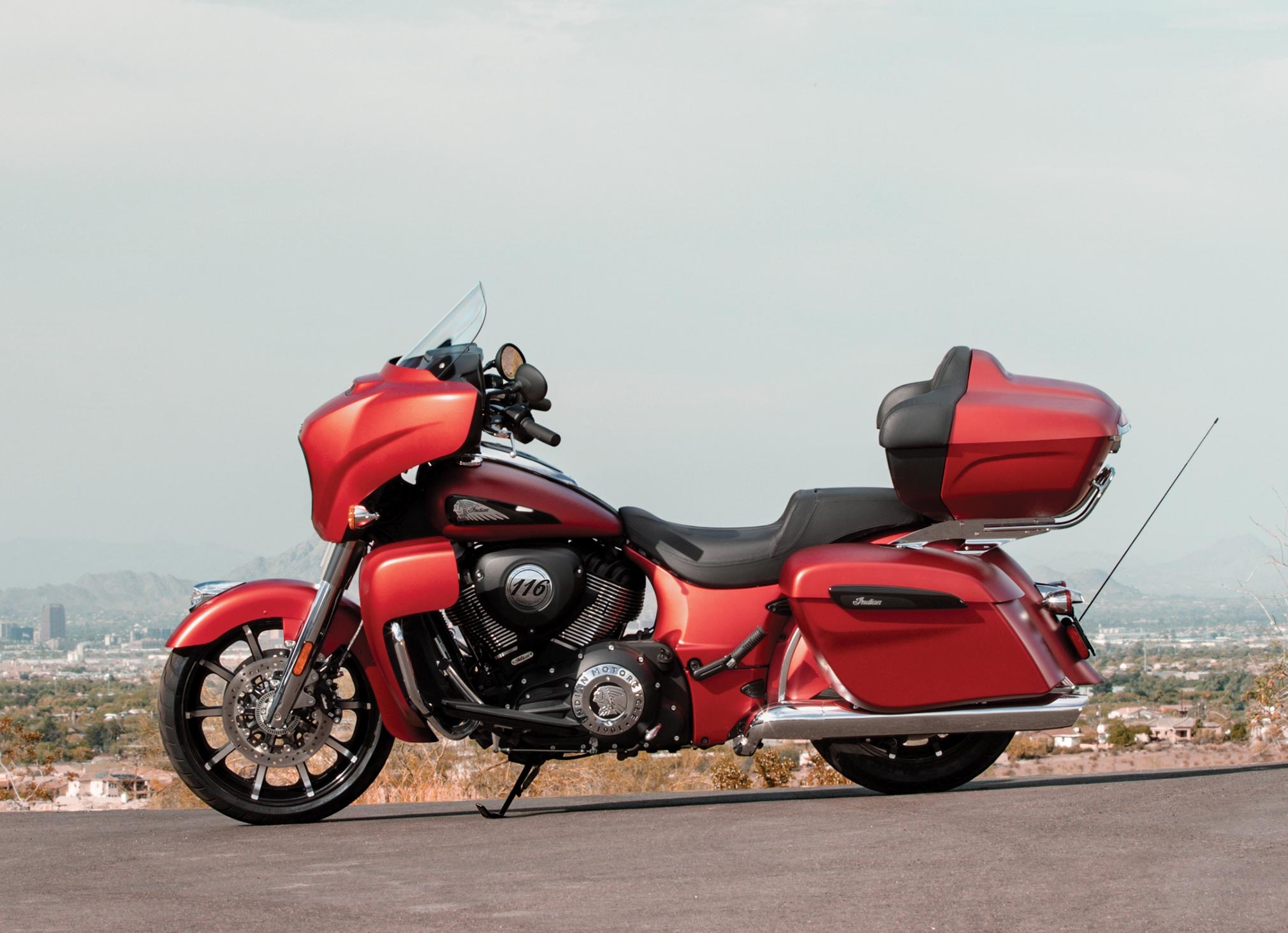 Indian Roadmaster Dark Horse, Stylish cruiser, Powerful performance, Dark Horse, 2020x1470 HD Desktop