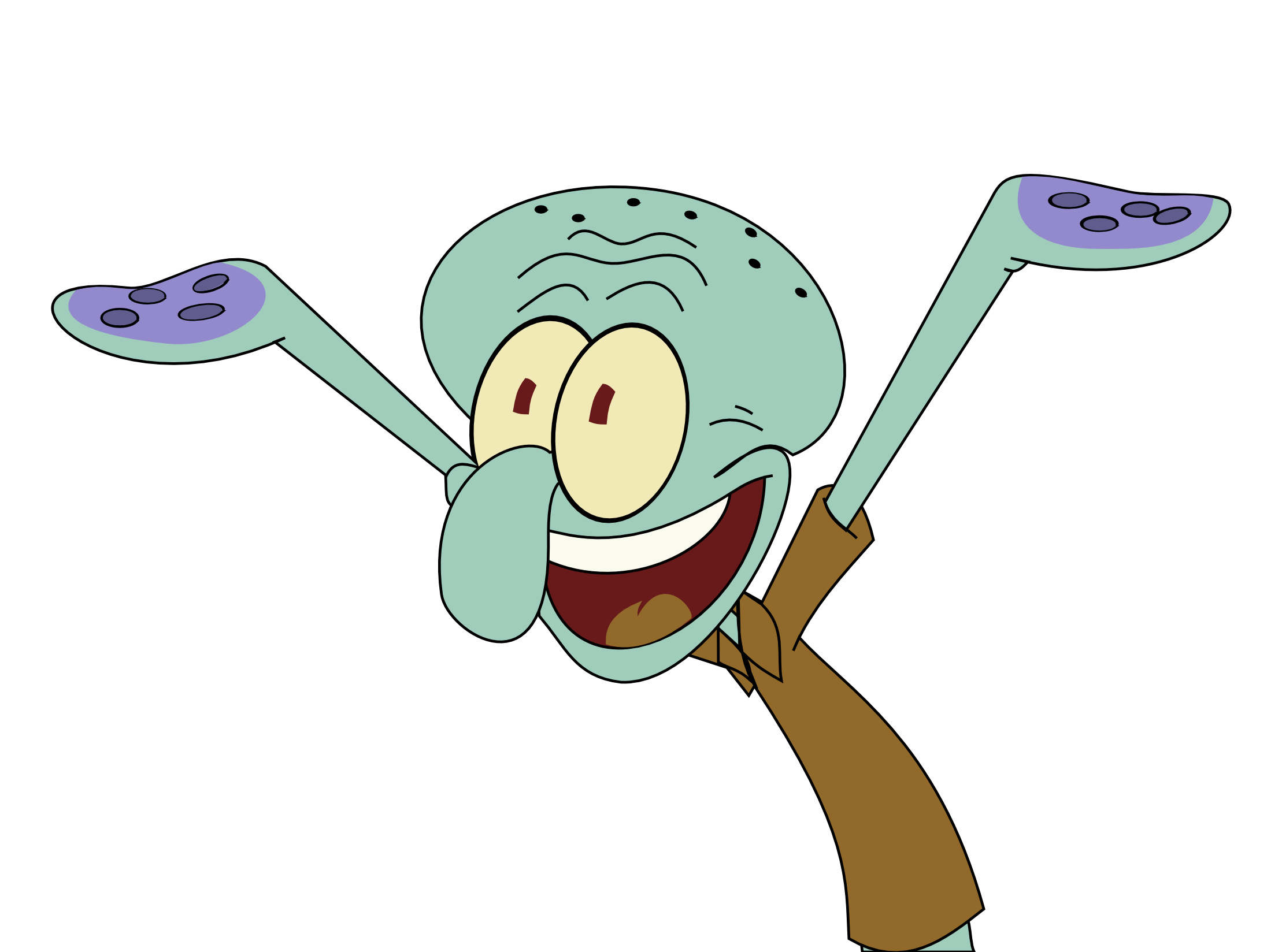 Squidward, SpongeBob SquarePants, Animation, Funny expressions, 2200x1650 HD Desktop