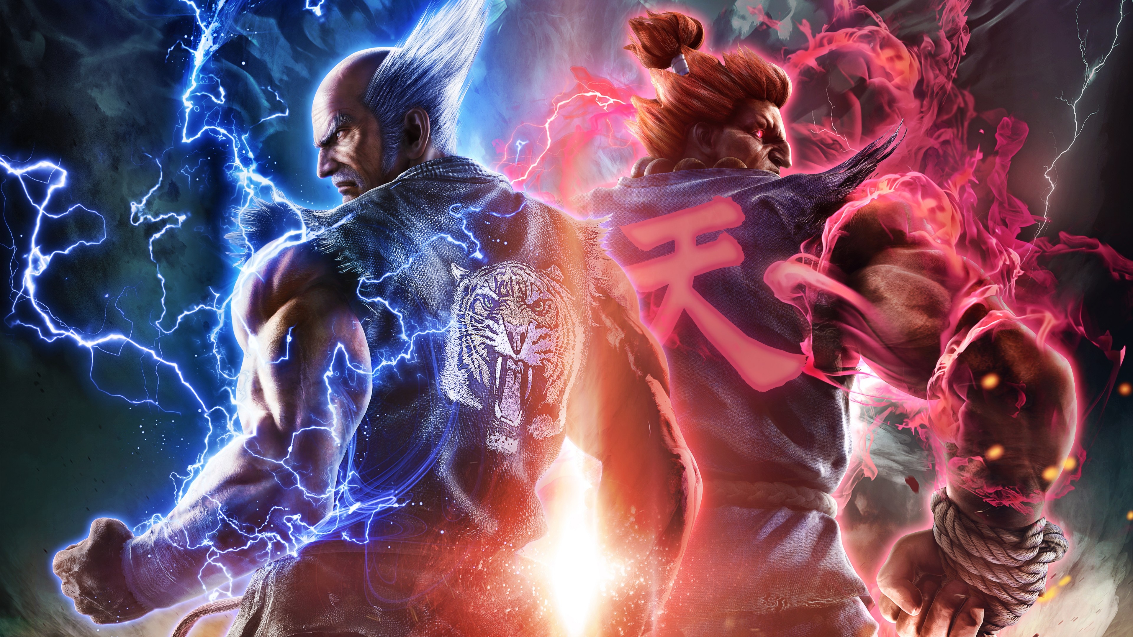 Tekken series creator, Fighting game crossover, Franchise characters, New gaming experiences, 3840x2160 4K Desktop