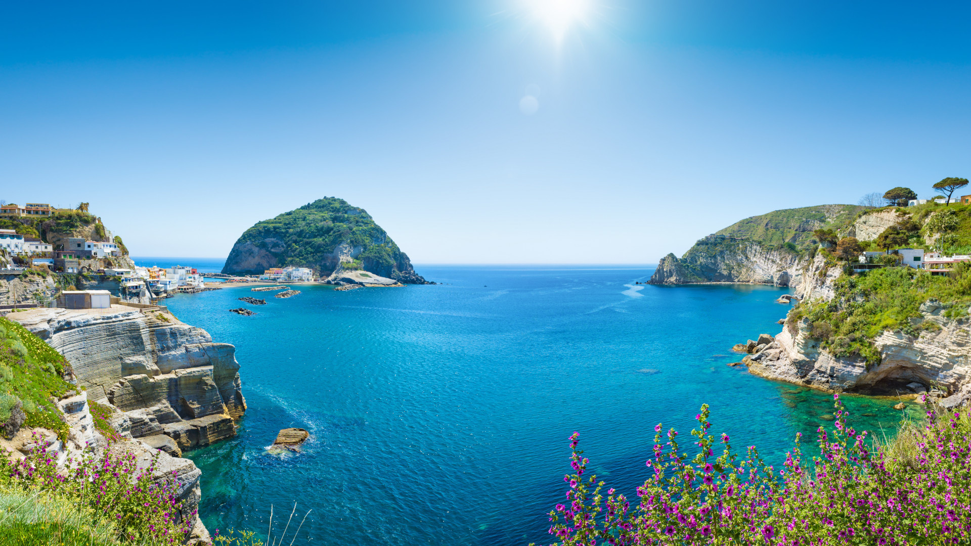 Pensione Casa Verde, Sant'Angelo, Ischia Island, Gulf of Naples, 1920x1080 Full HD Desktop