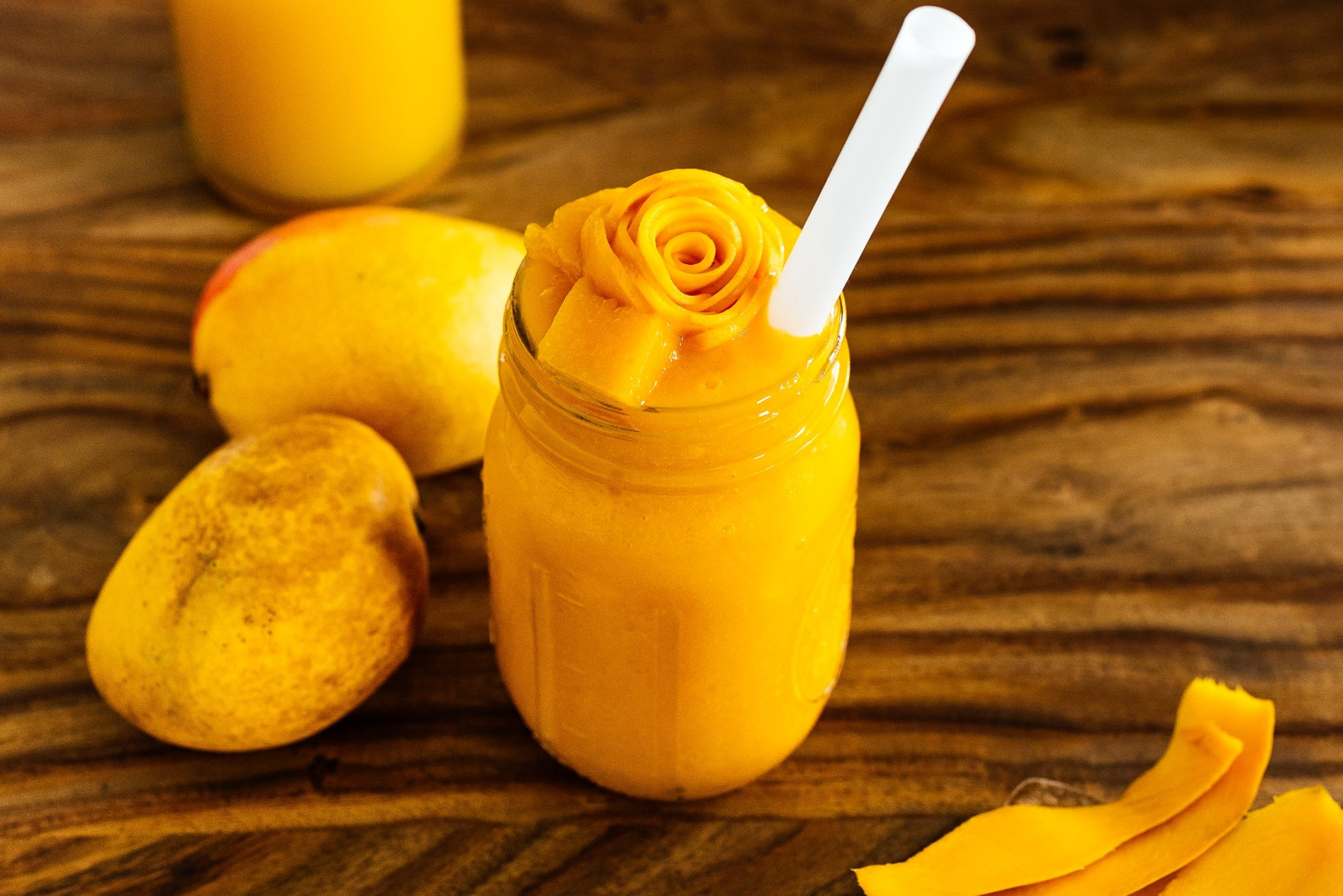 Mango smoothie, Refreshing and nutritious, Wholesome drink, Fruity blend, 2500x1670 HD Desktop